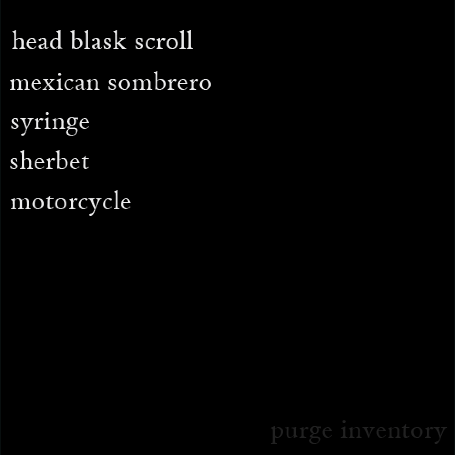 Purge Inventory #4462