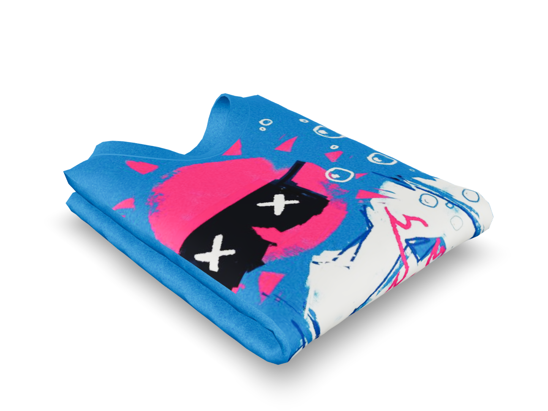 XCOPY-Inspired "summer.jpg" T-Shirt (Folded for Display)