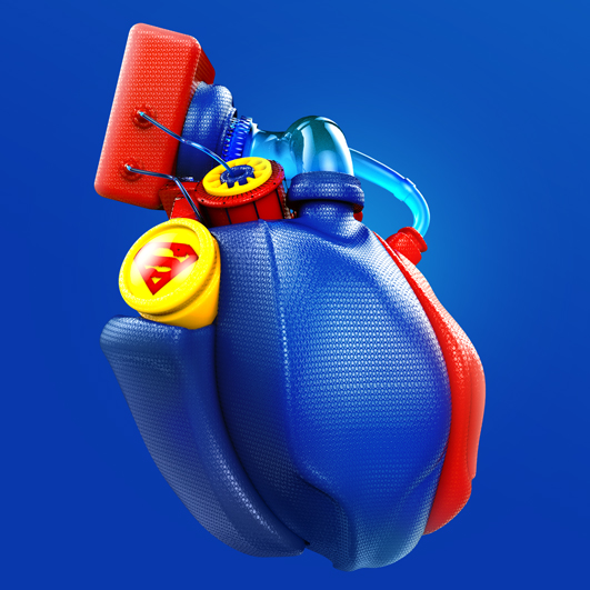 Crypto Heart Superman Classic