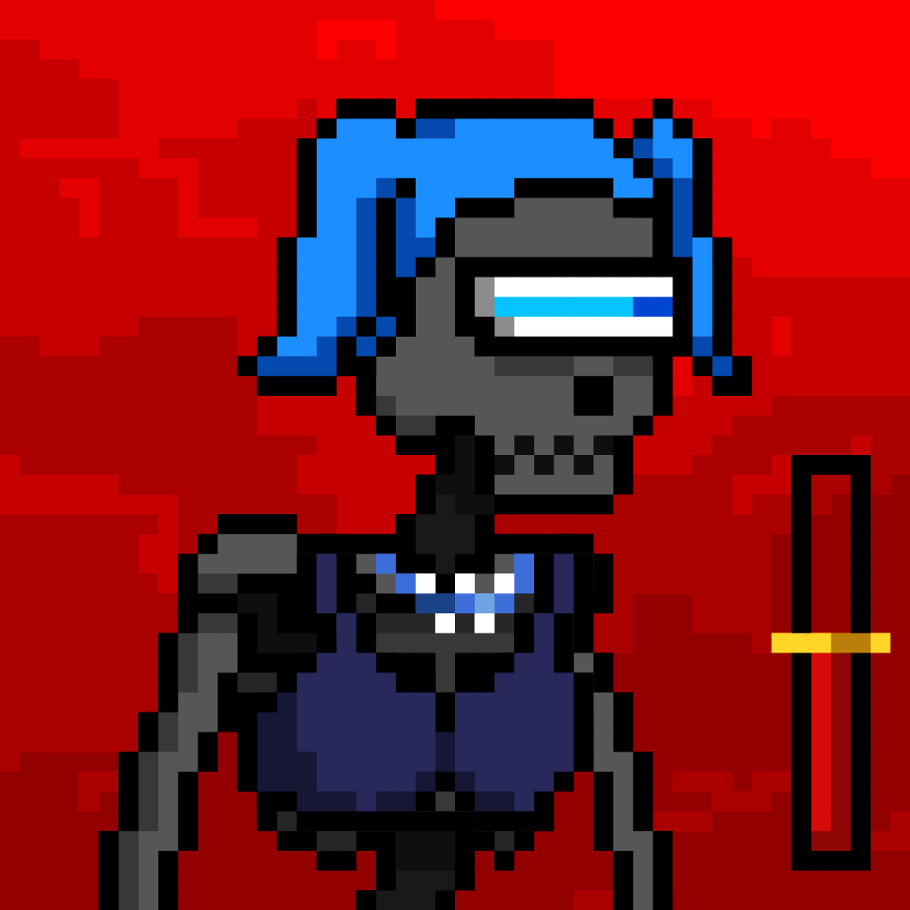 Ordinal Ladies Skull #6276