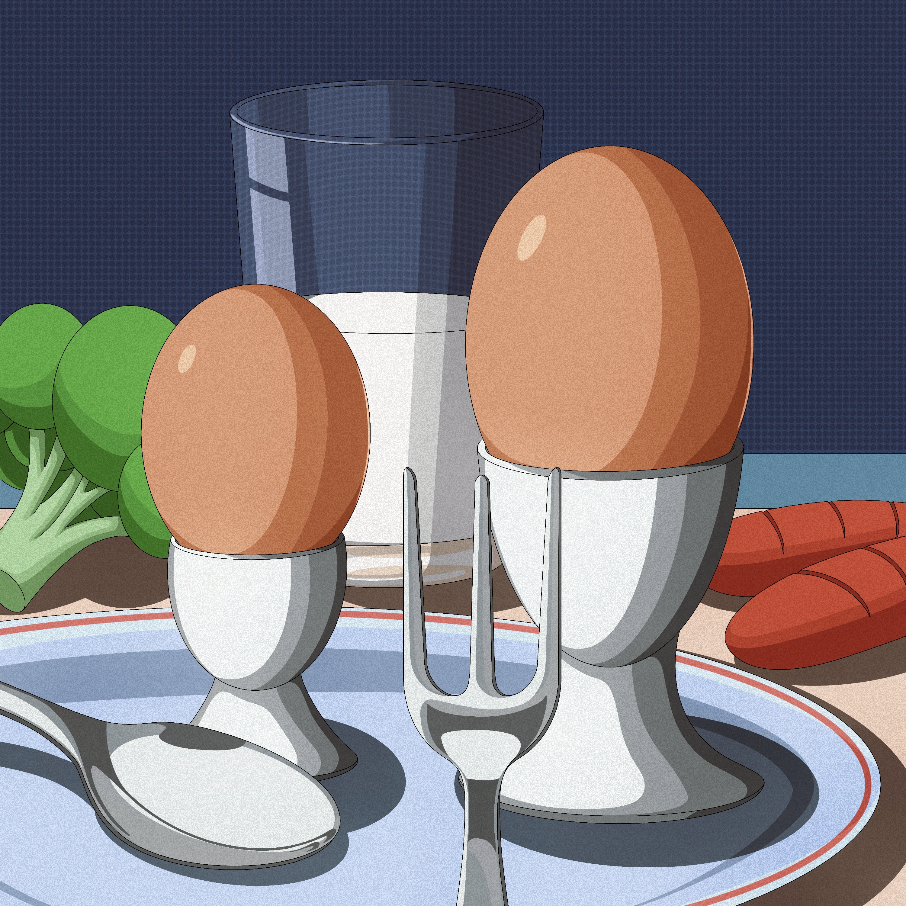 Not American Eggs Gothic