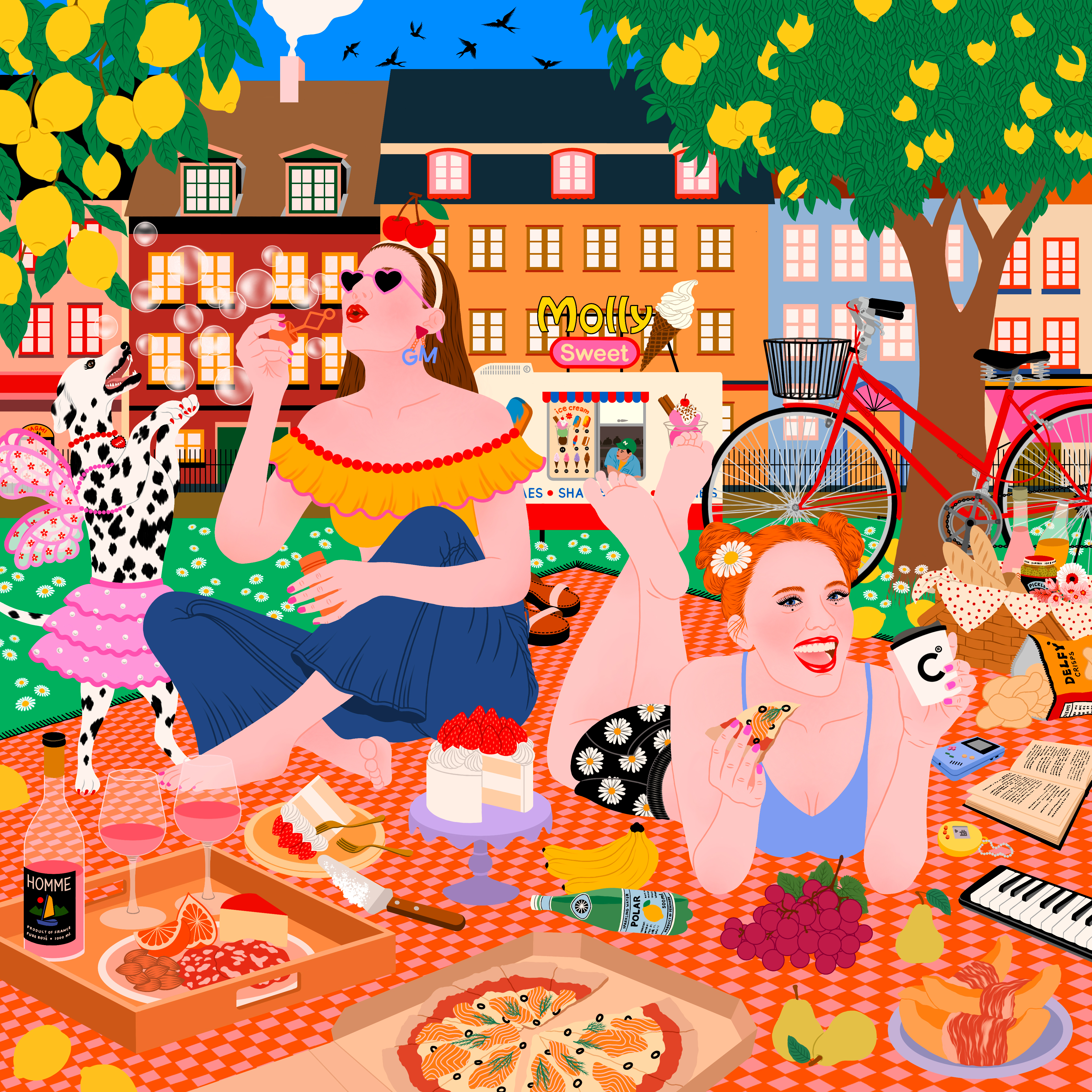 Girly Picnic in Copenhagen