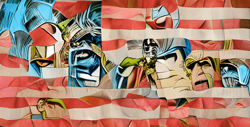 American Flag (Study 2) by +ME