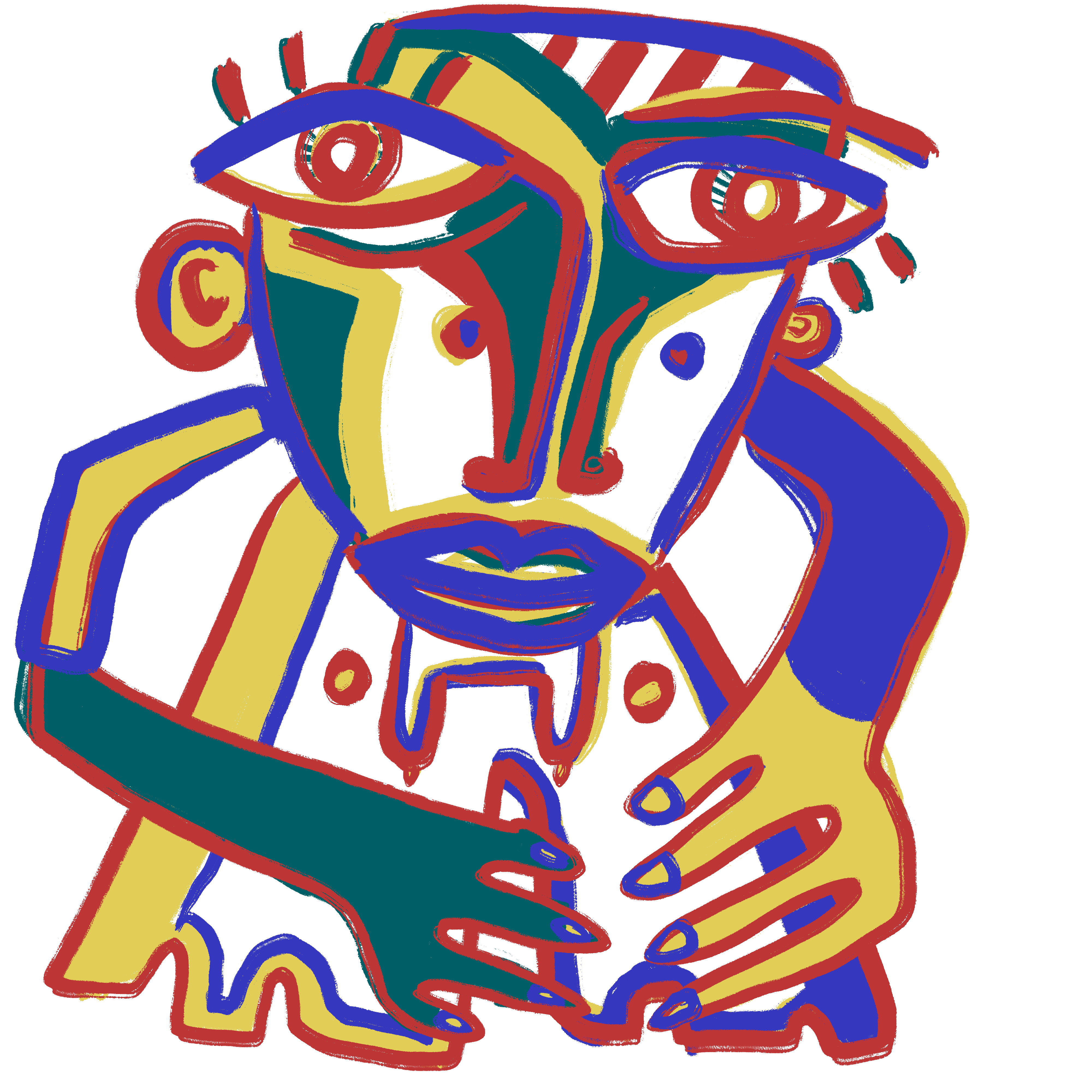 in between characters