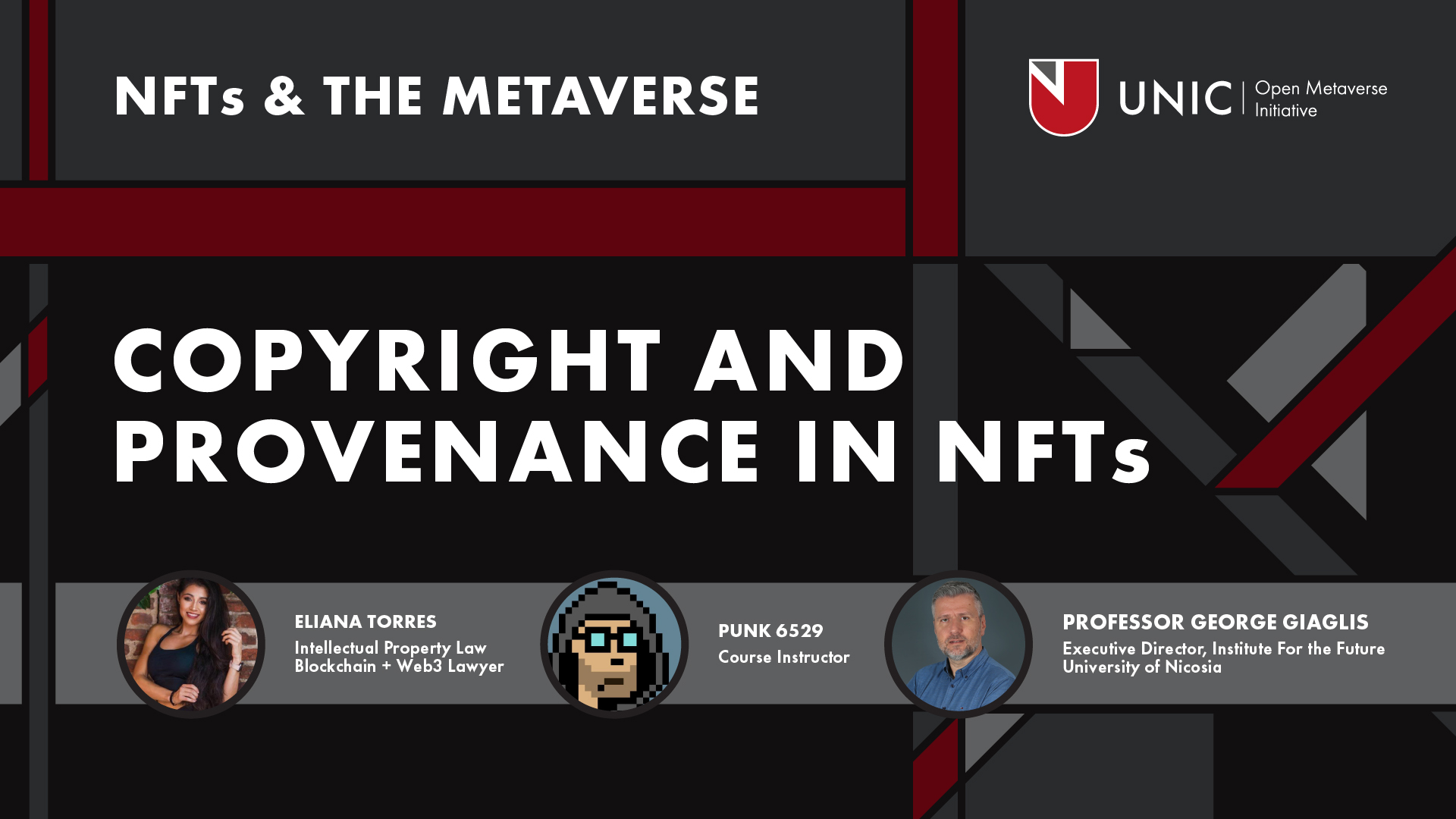 Lecture Video: Copyright and provenance in NFTs