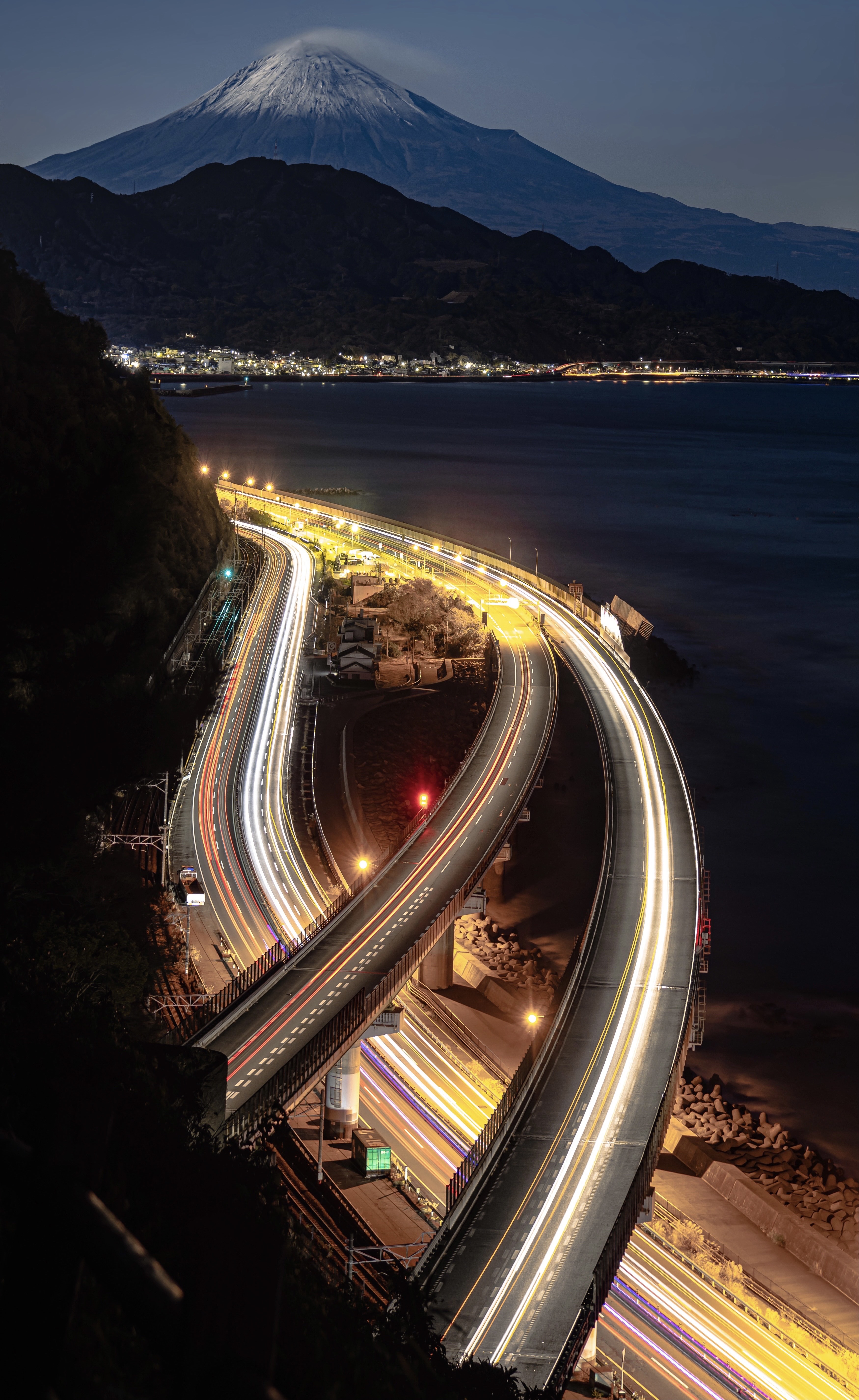 Iconic Japan #22 "Line of light to Mt.Fuji"