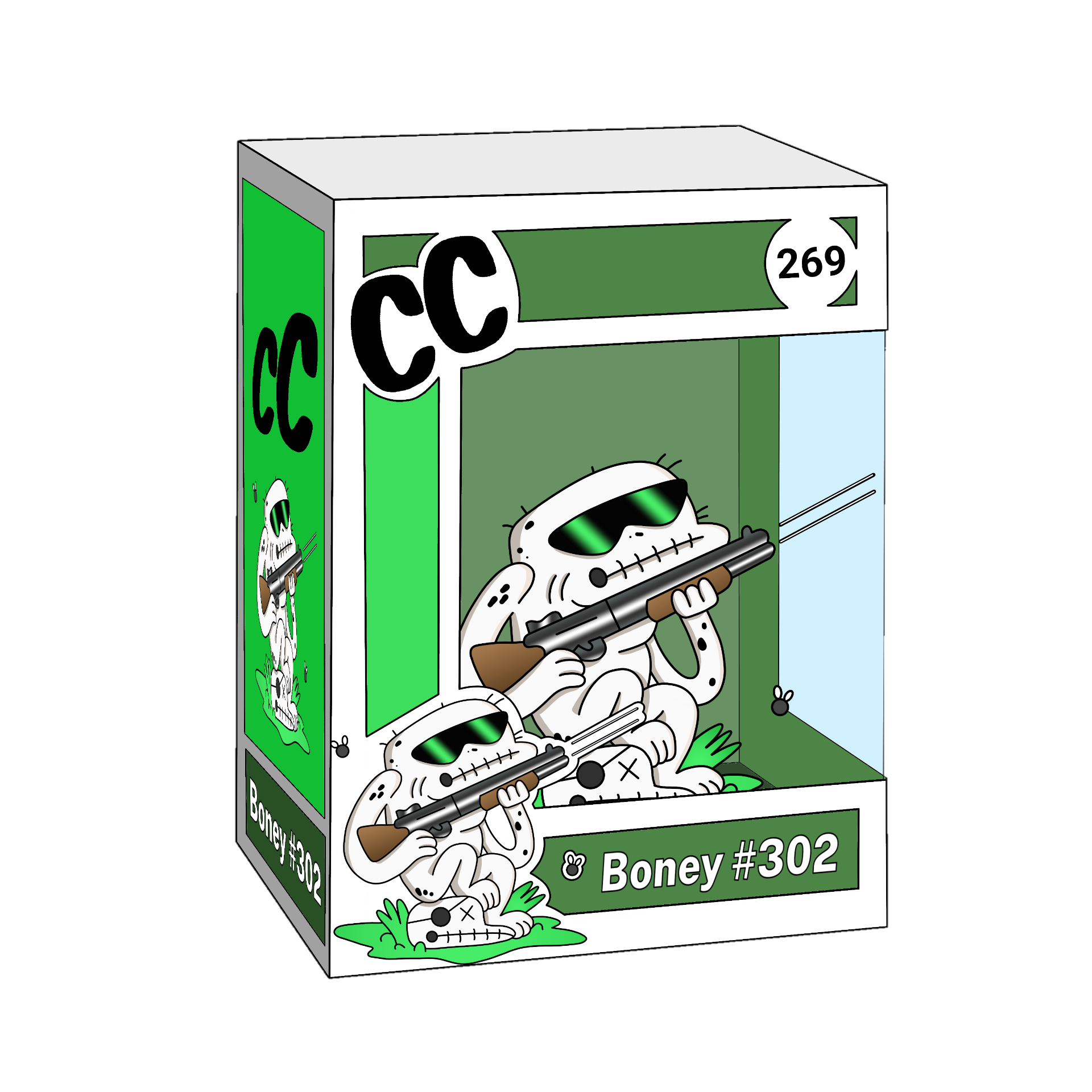 Boney #302 Crypto-Collectible Figurine 