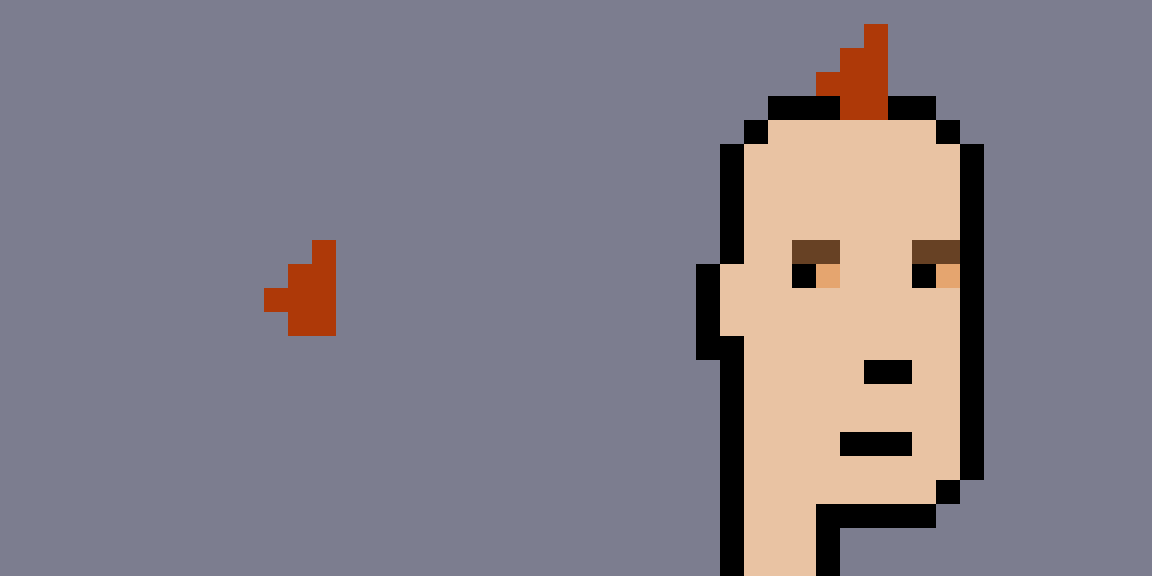 Reddish Orange Mohawk