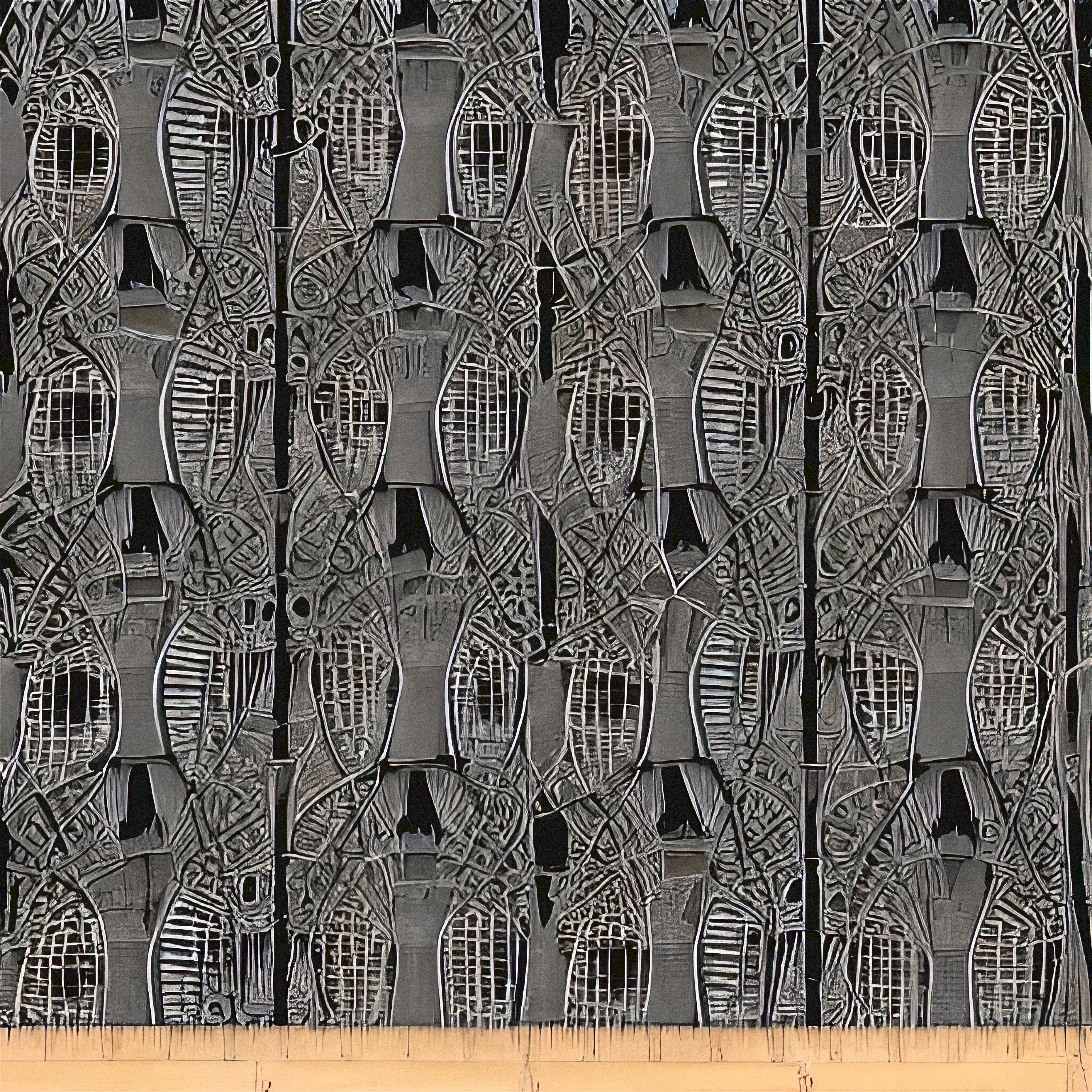 Silk Stained Glass #26