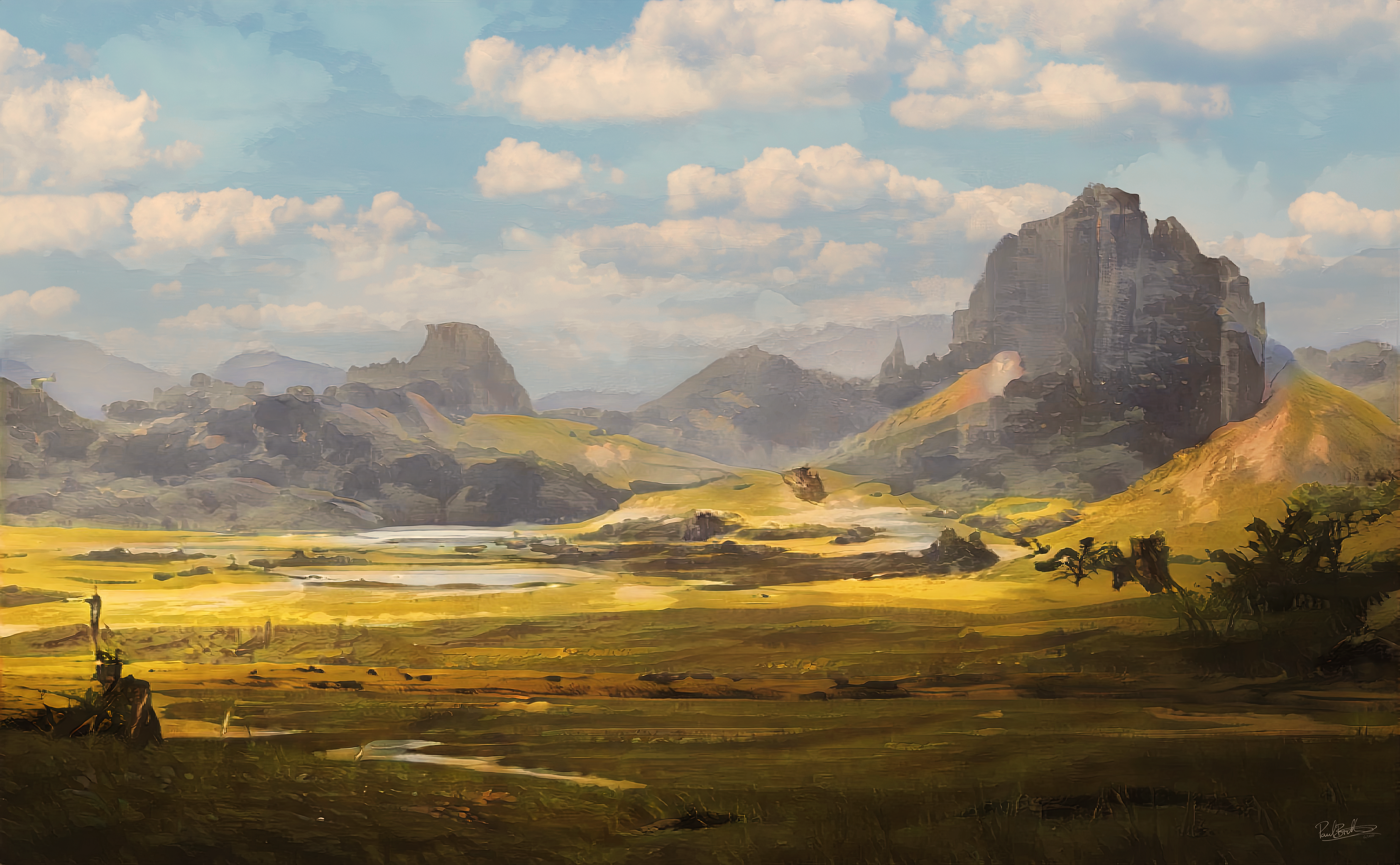 Across the moor lands