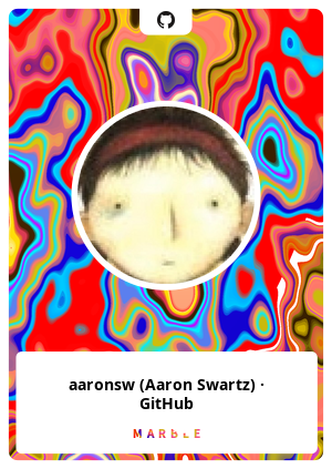 aaronsw (Aaron Swartz) · GitHub