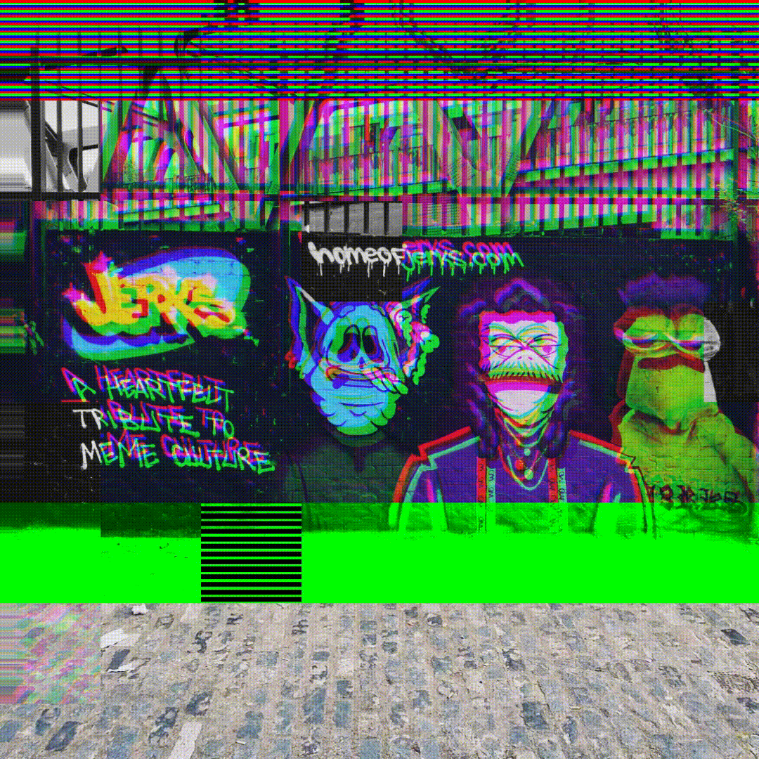 JERKS x ЯΣƧCUE Graffiti at London