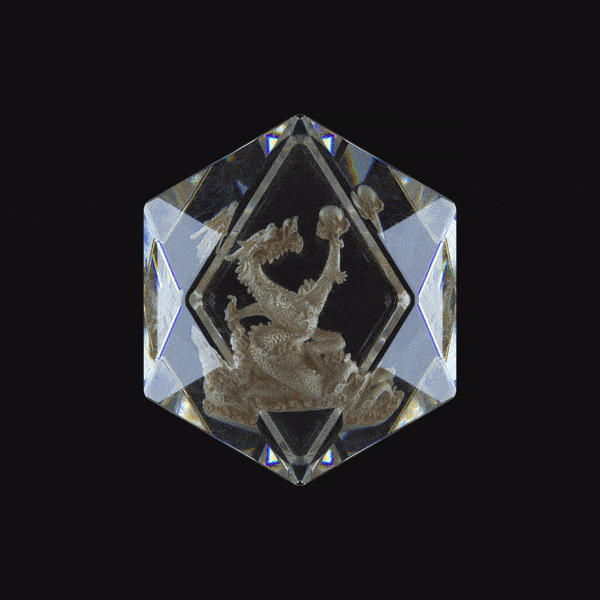 Kryształ | Feng Shui Pearl Dragon | #002