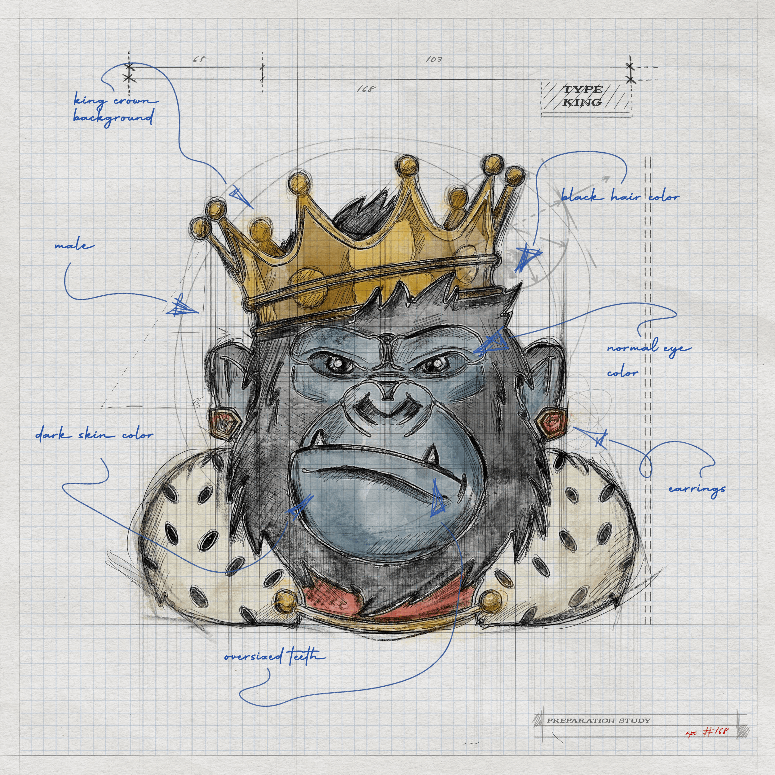 Keyboard Monkey - Ape Only #168