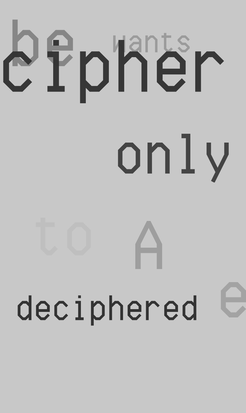 CRYPTIC POEMS #40 | AOLS #233