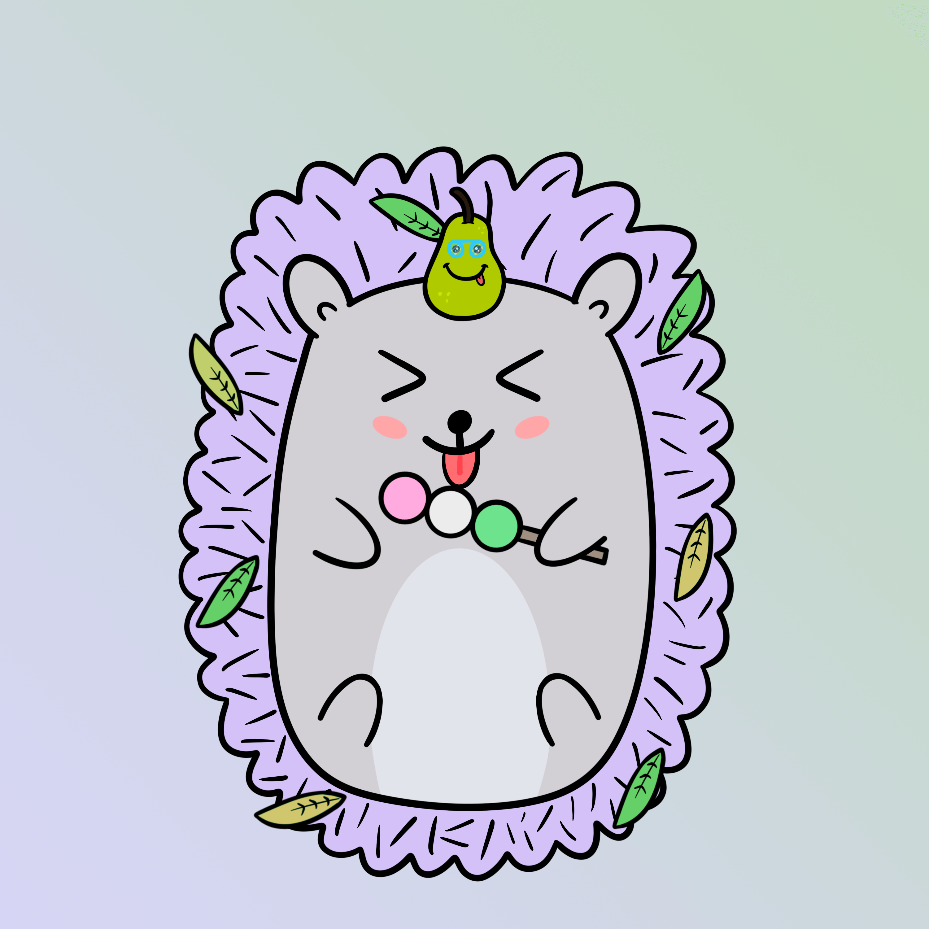 Mini Fluffy Hedgehog #368