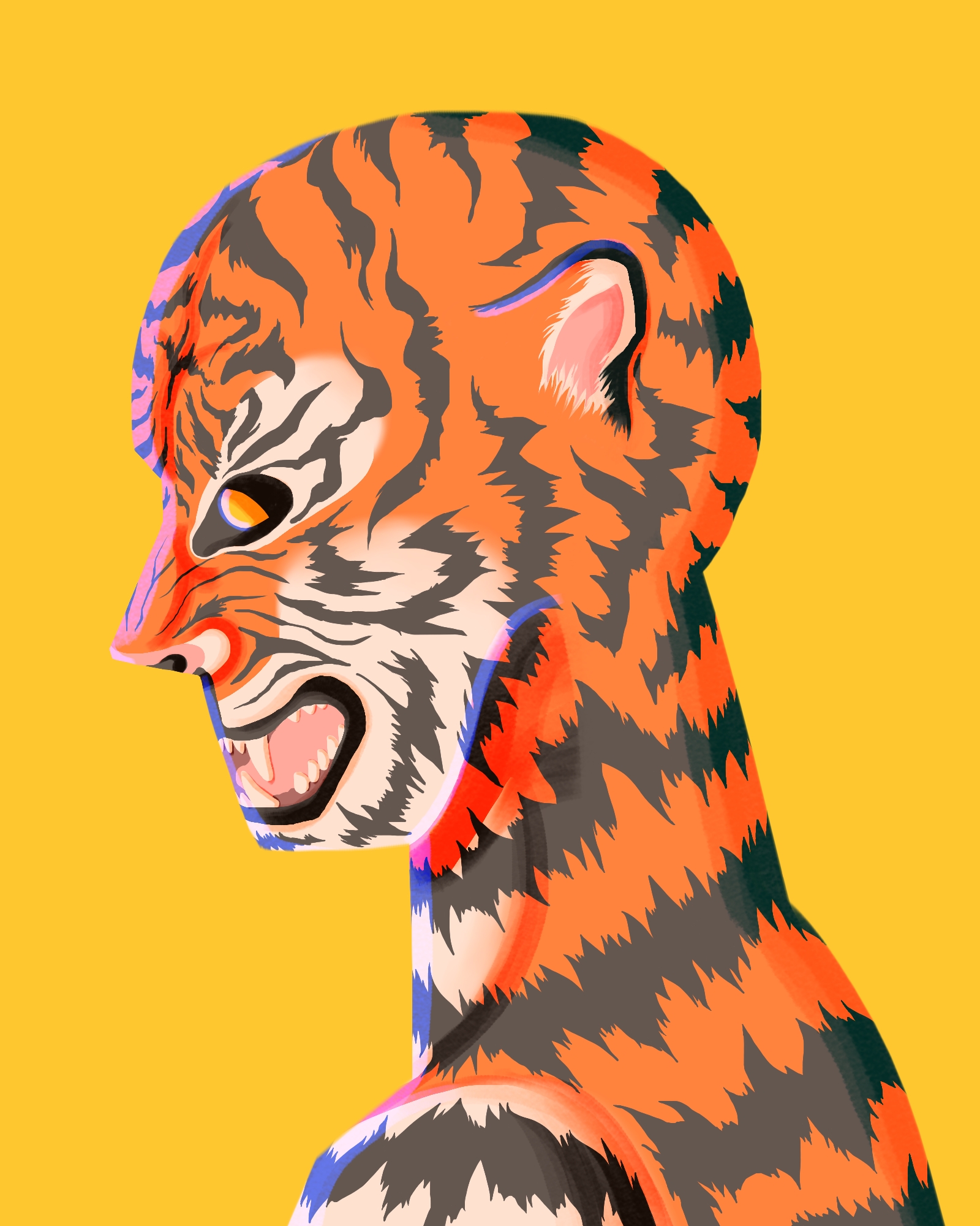 humanoid animals (tiger) #09