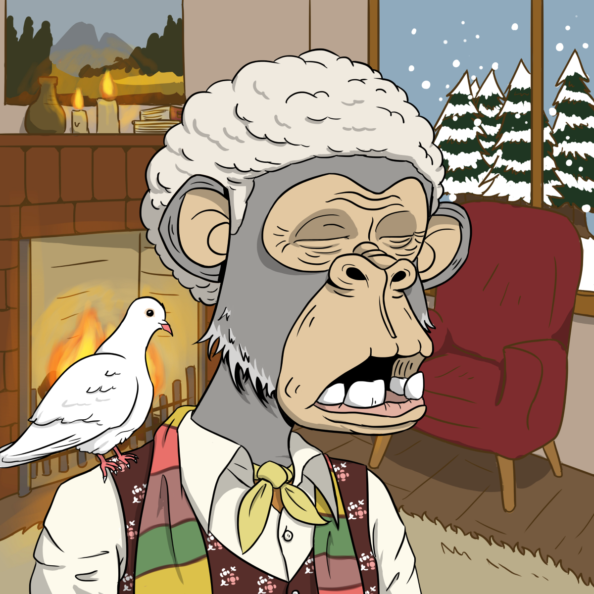 Elderly Ape #1001
