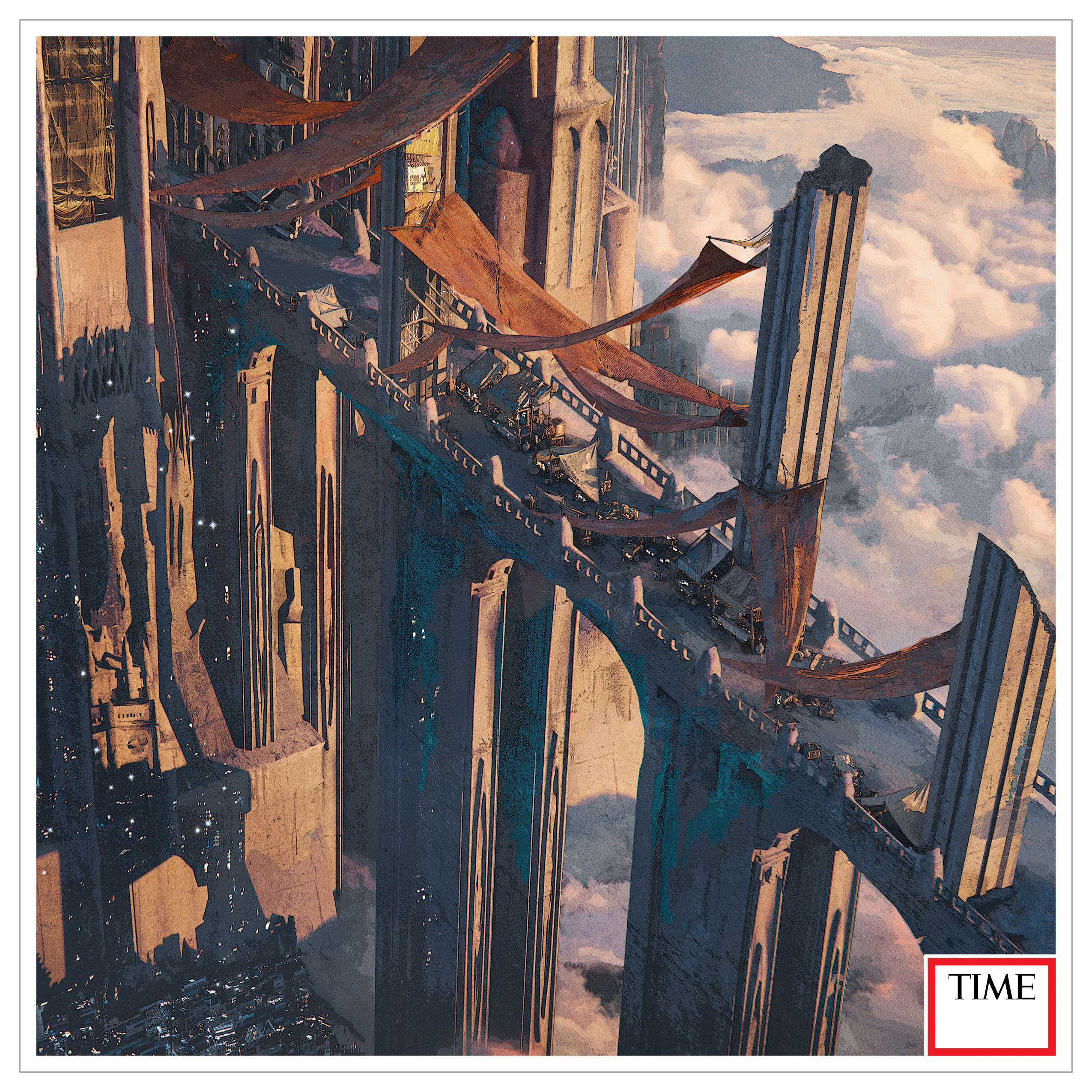 A Spotlight from Jarvinart - Market on the Bridge