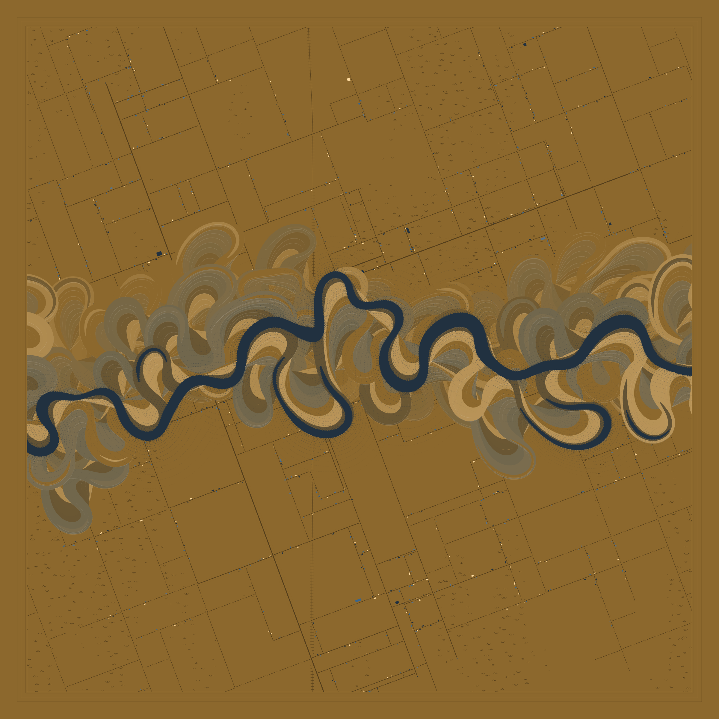 Ancient Courses of Fictional Rivers #929