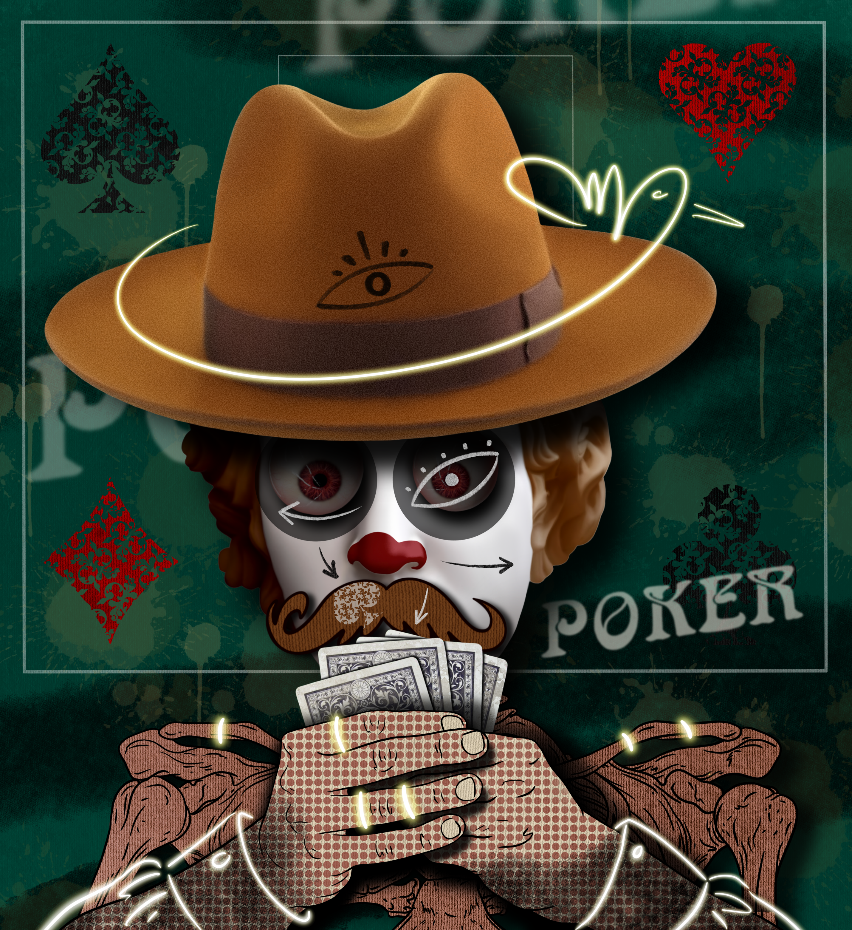 HUMANOID serial 2 #047 Poker