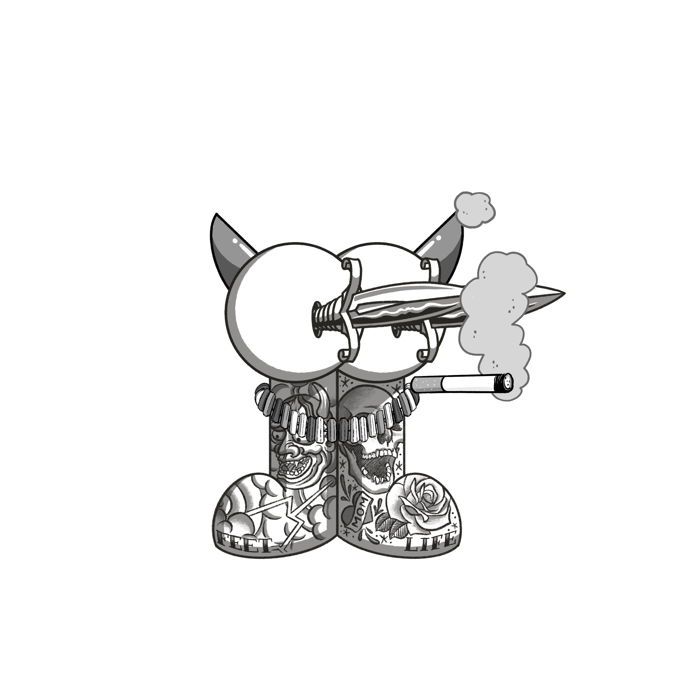 Feet and Eyes Guys #9092