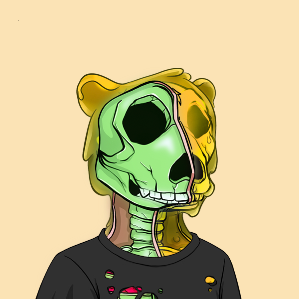 Zombie Okay Bear #4333