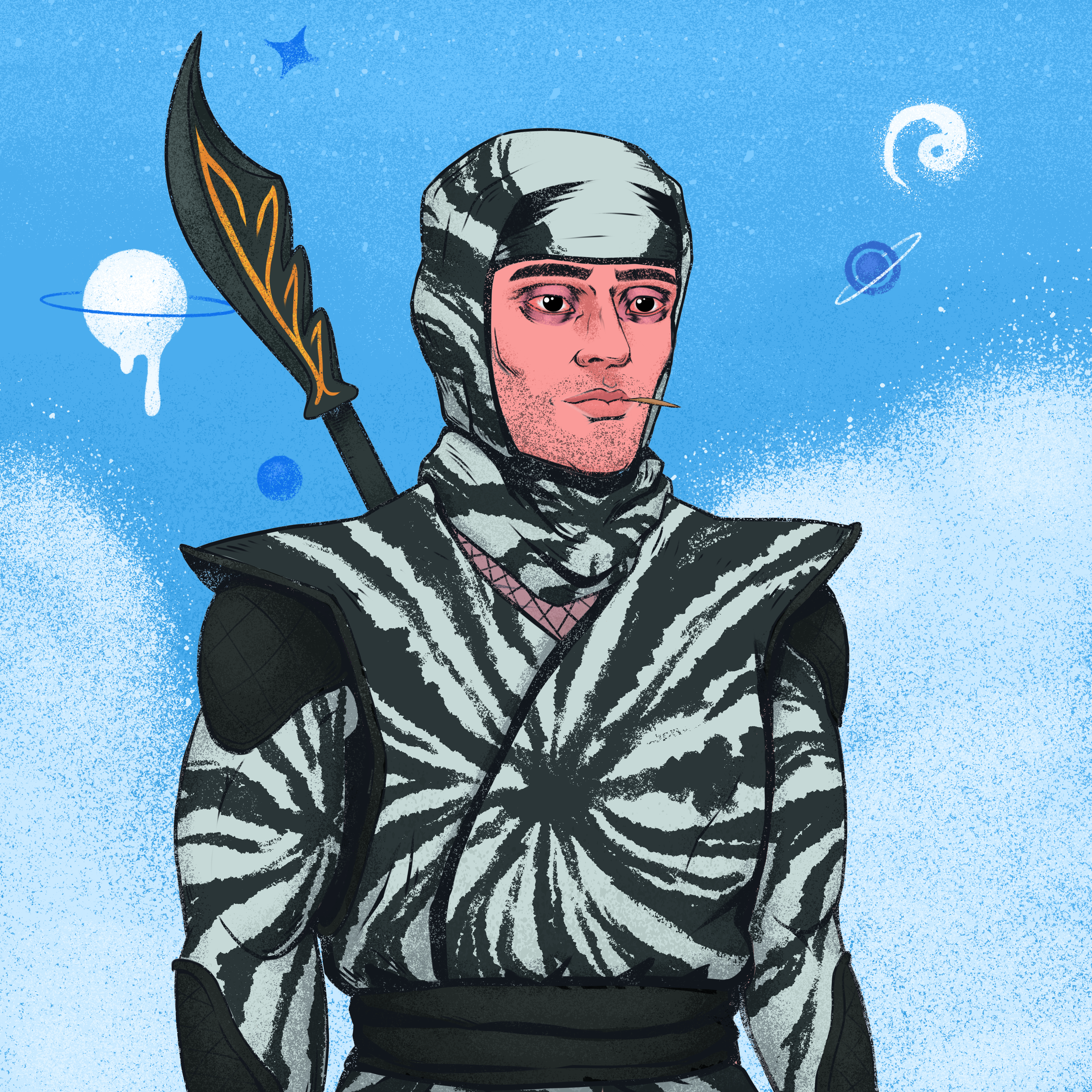 Tie Dye Ninja #3112