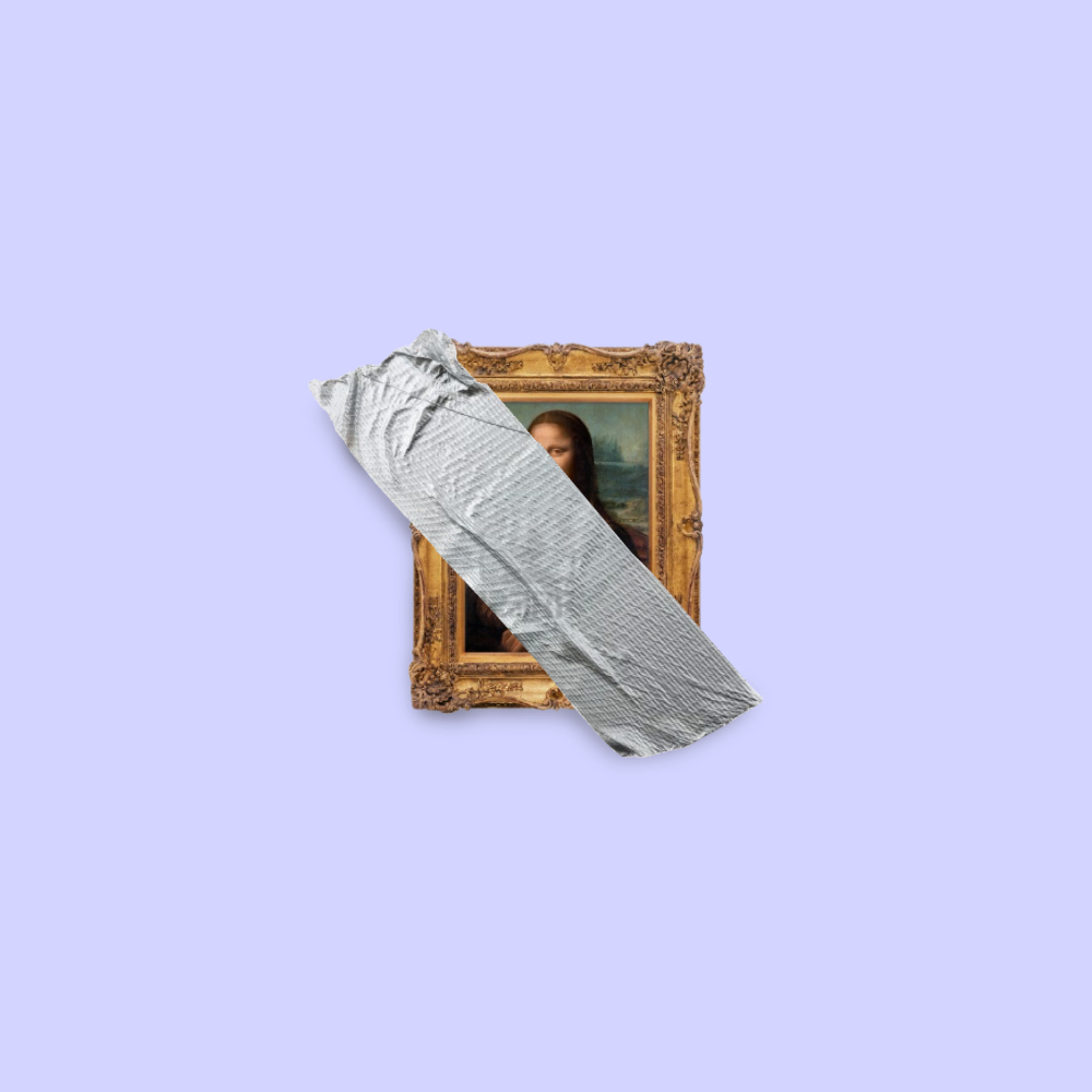 La Rivelazione di Monna Lisa: Banana e Nastro.