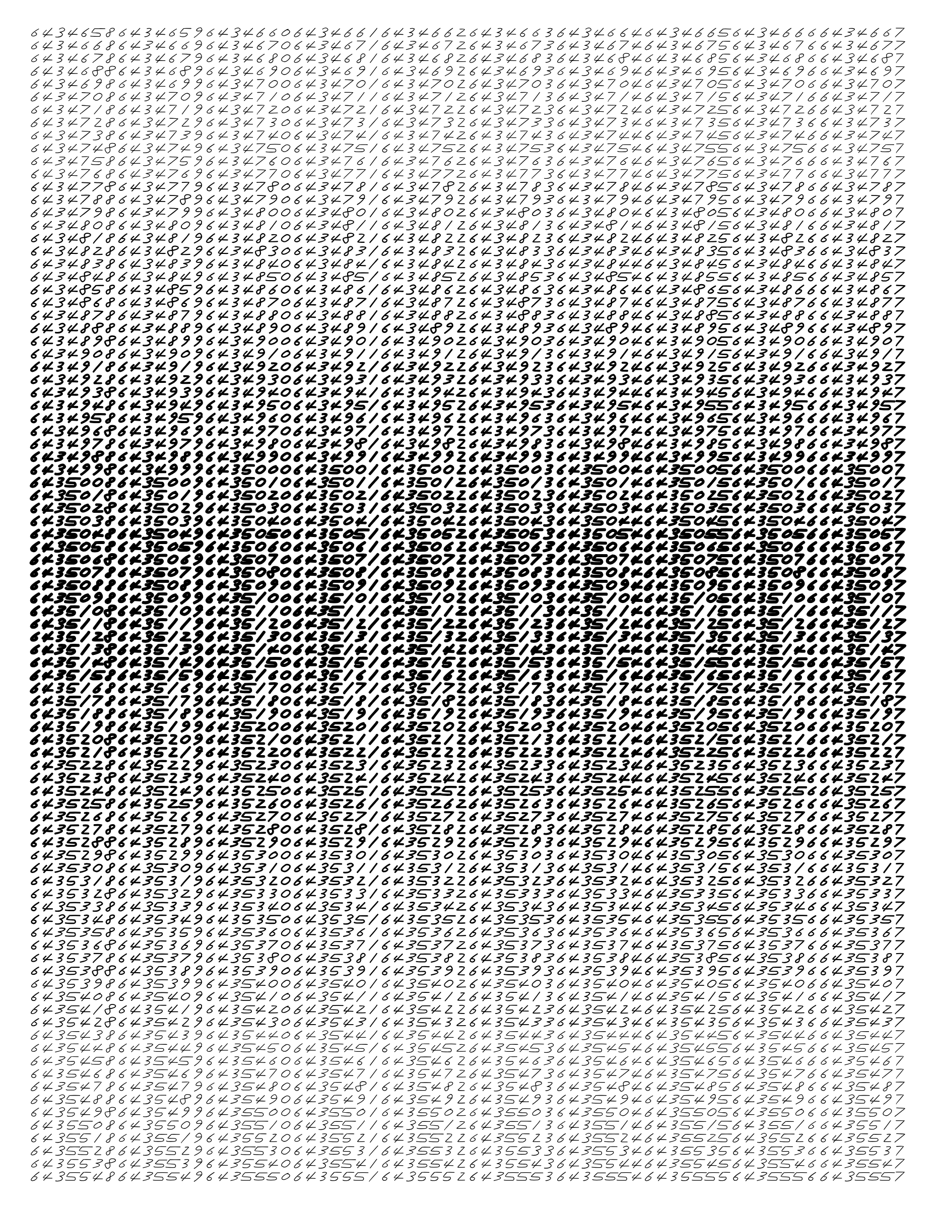 Endless (5,607,250 to Infinity) #2838
