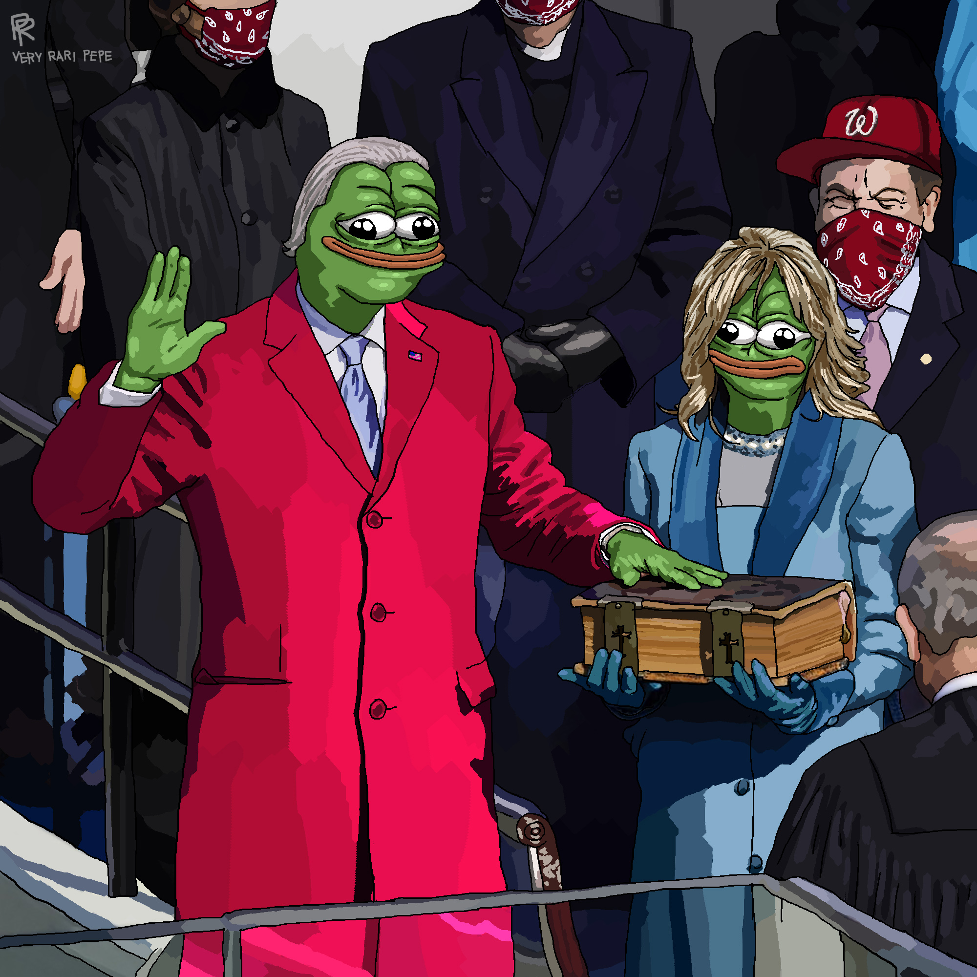 Inauguration of Joe Pepen.