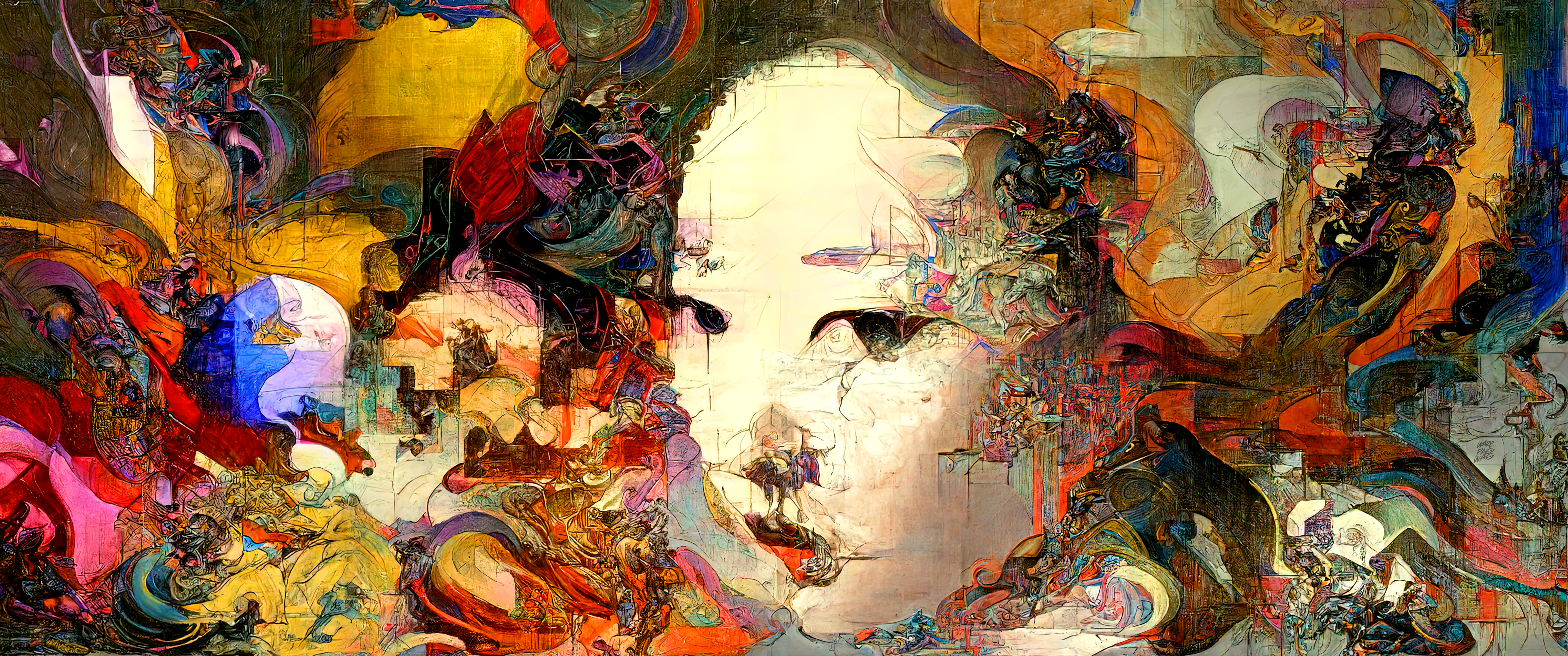 A face in an artificial dream 13