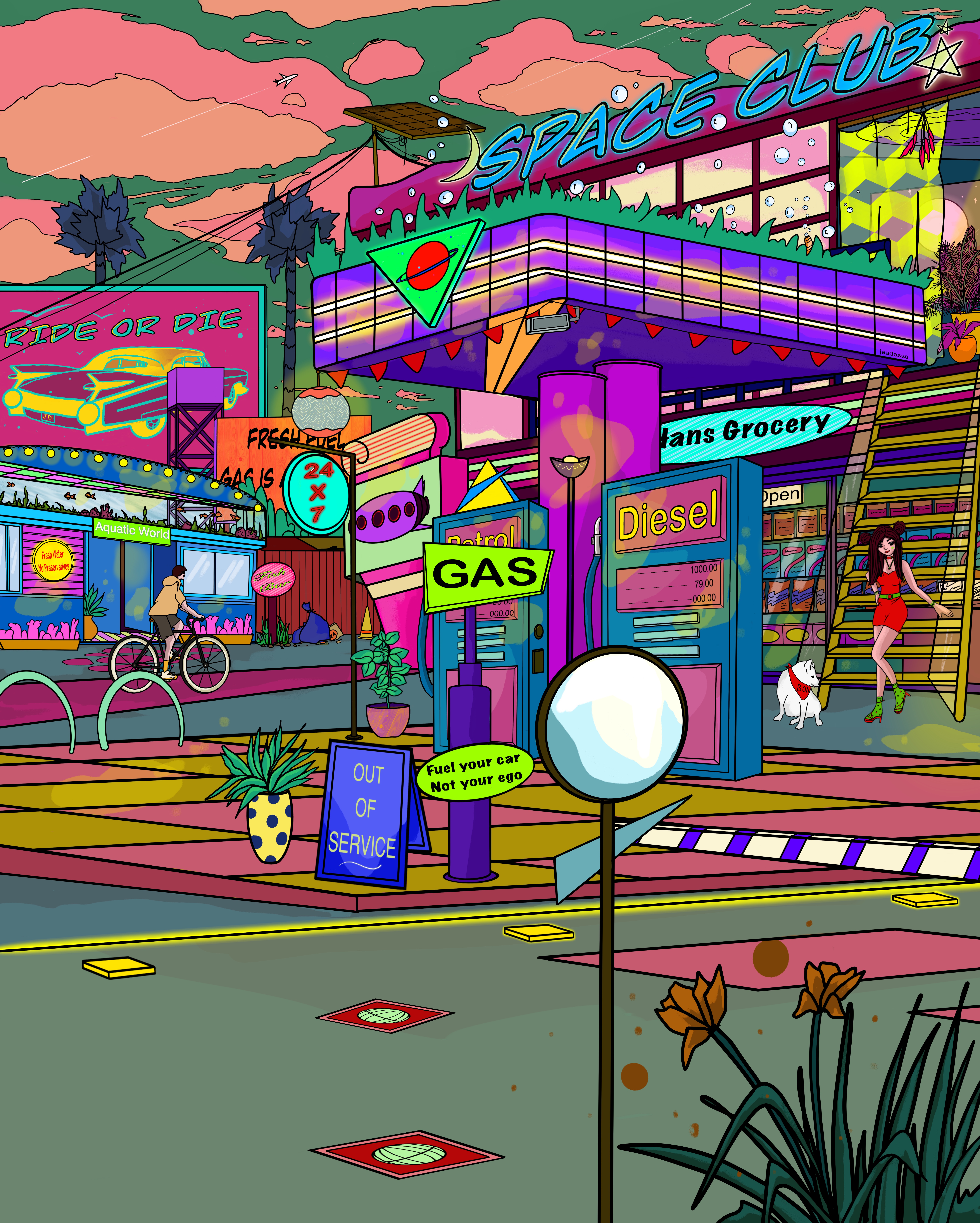 Main Street Gas Station #2/16