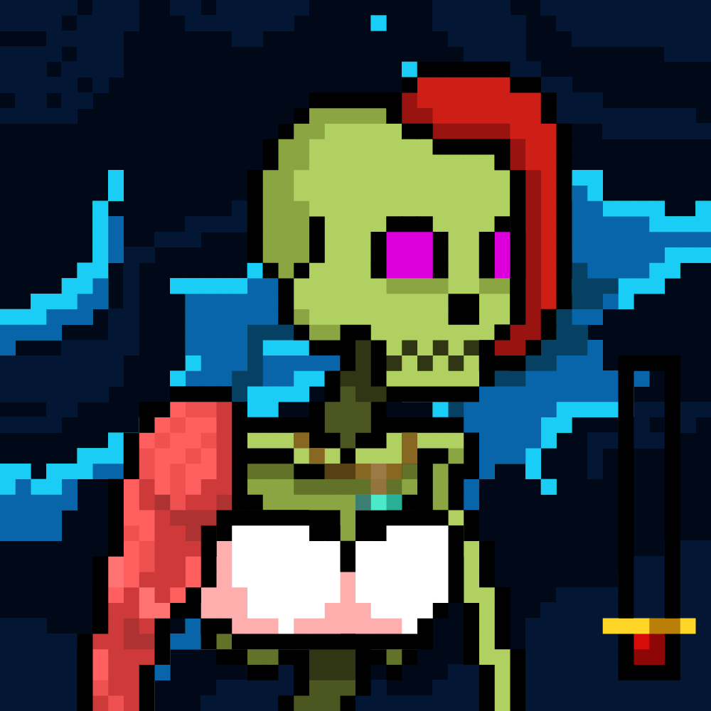 Ordinal Ladies Skull #2728