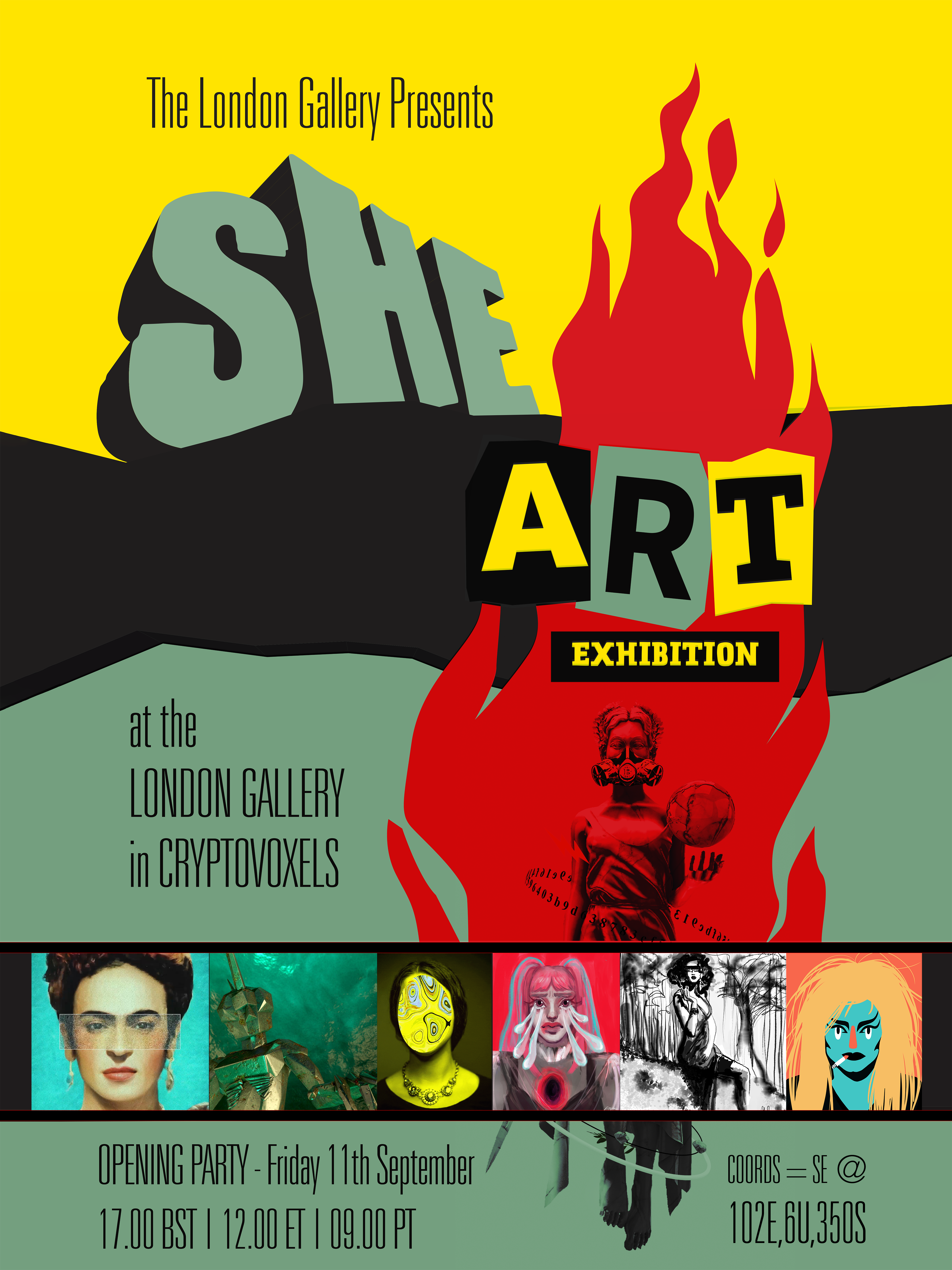 She Art Poster - Medium Print Edition