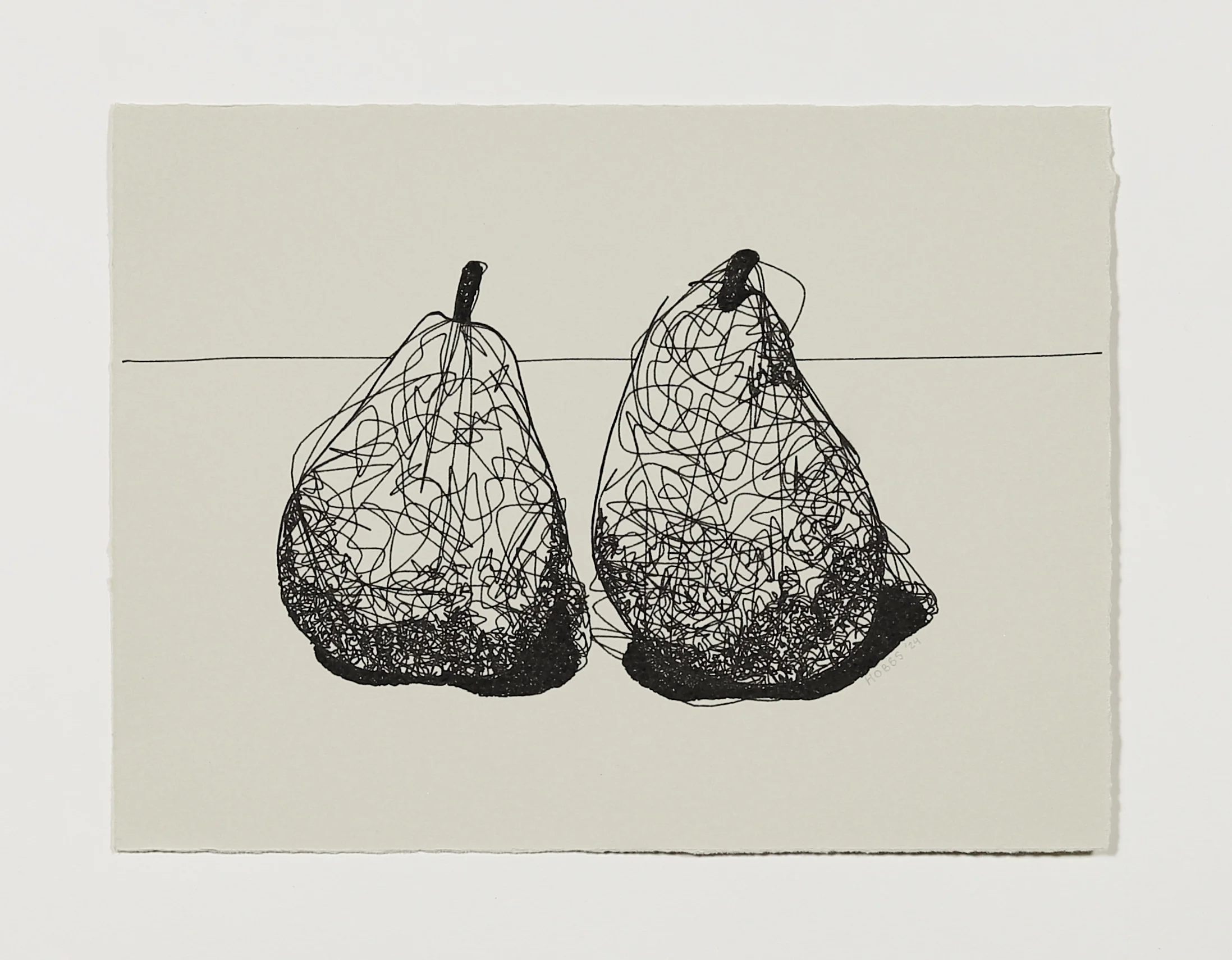New Space #1 (Two Pears) by Tyler Hobbs