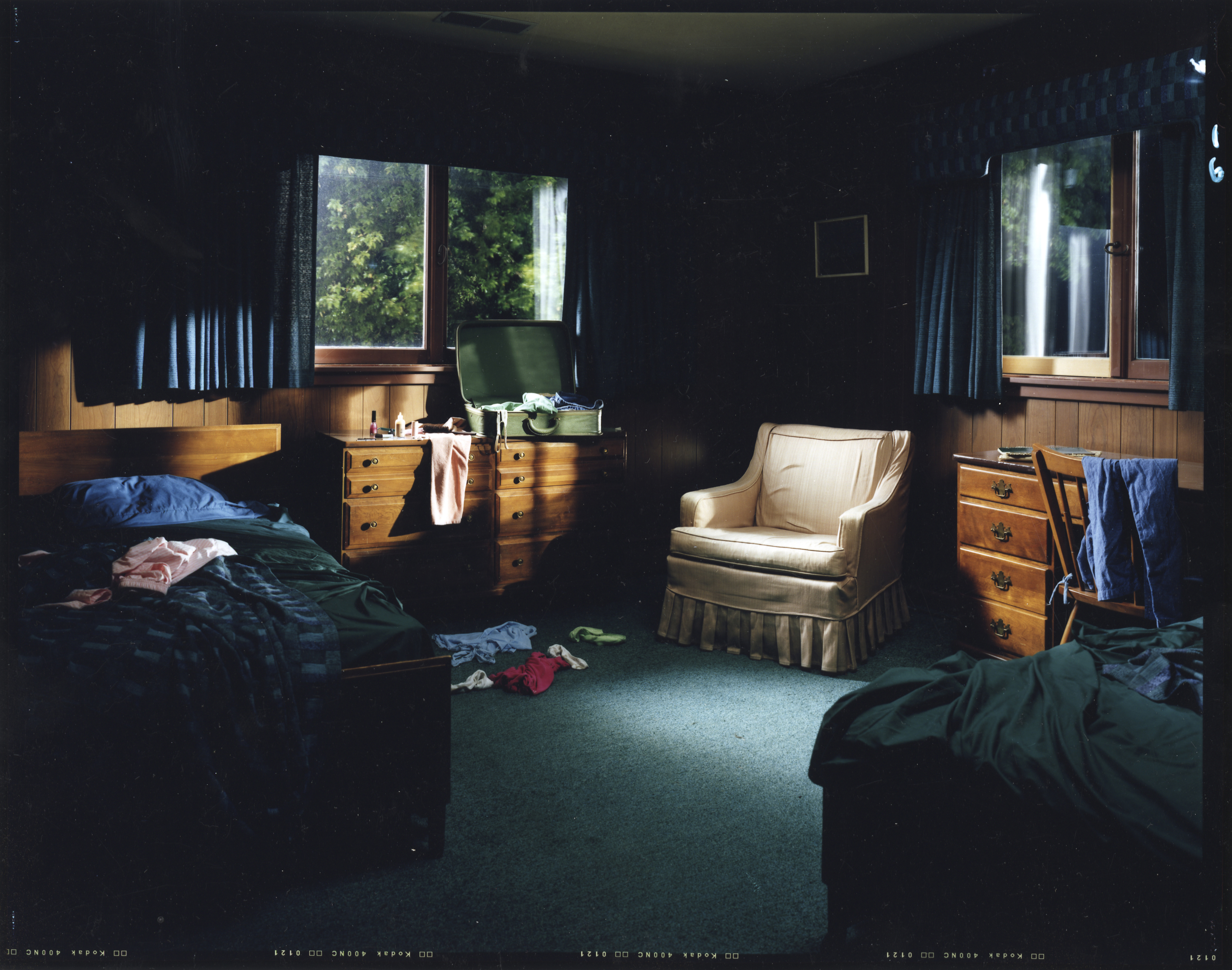 Dream House, 2002, [Father and Daughter] 8 x 10 Contact Print [No. 2]