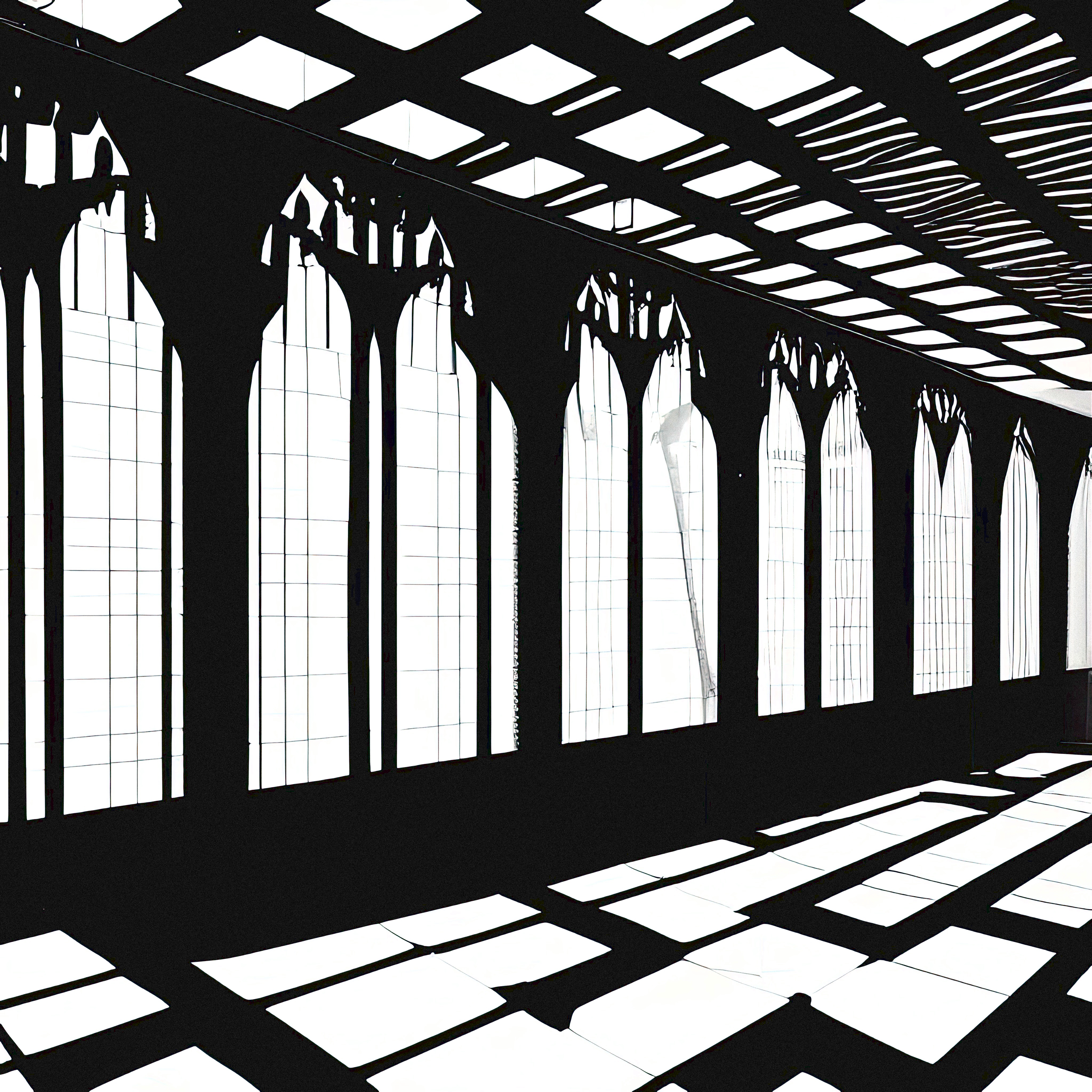 Silk Stained Glass #24