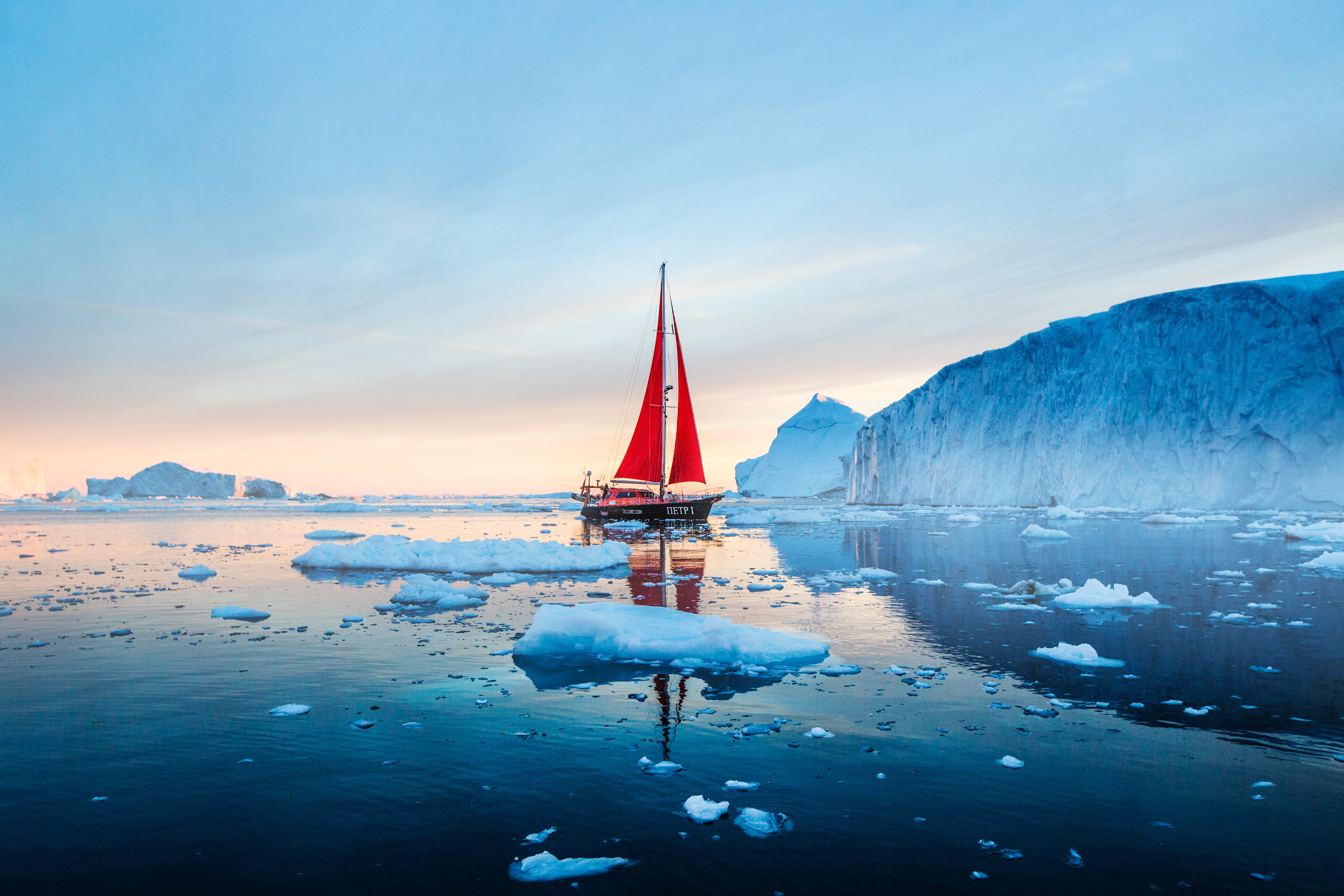 Red Sails by Dennis Schmelz