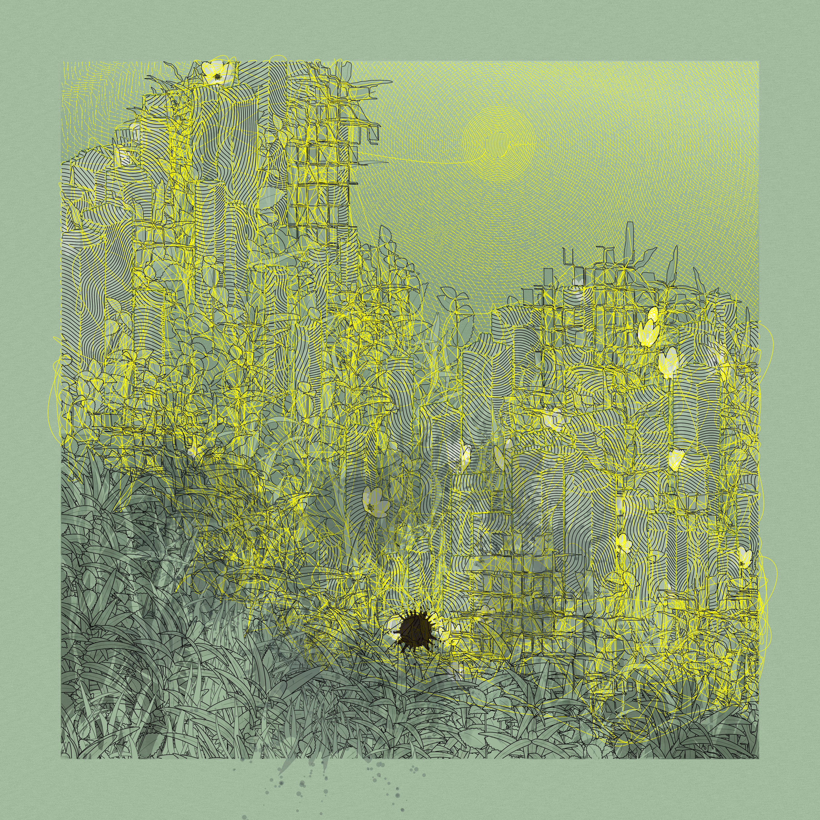 Landscape with Carbon Capture #4253