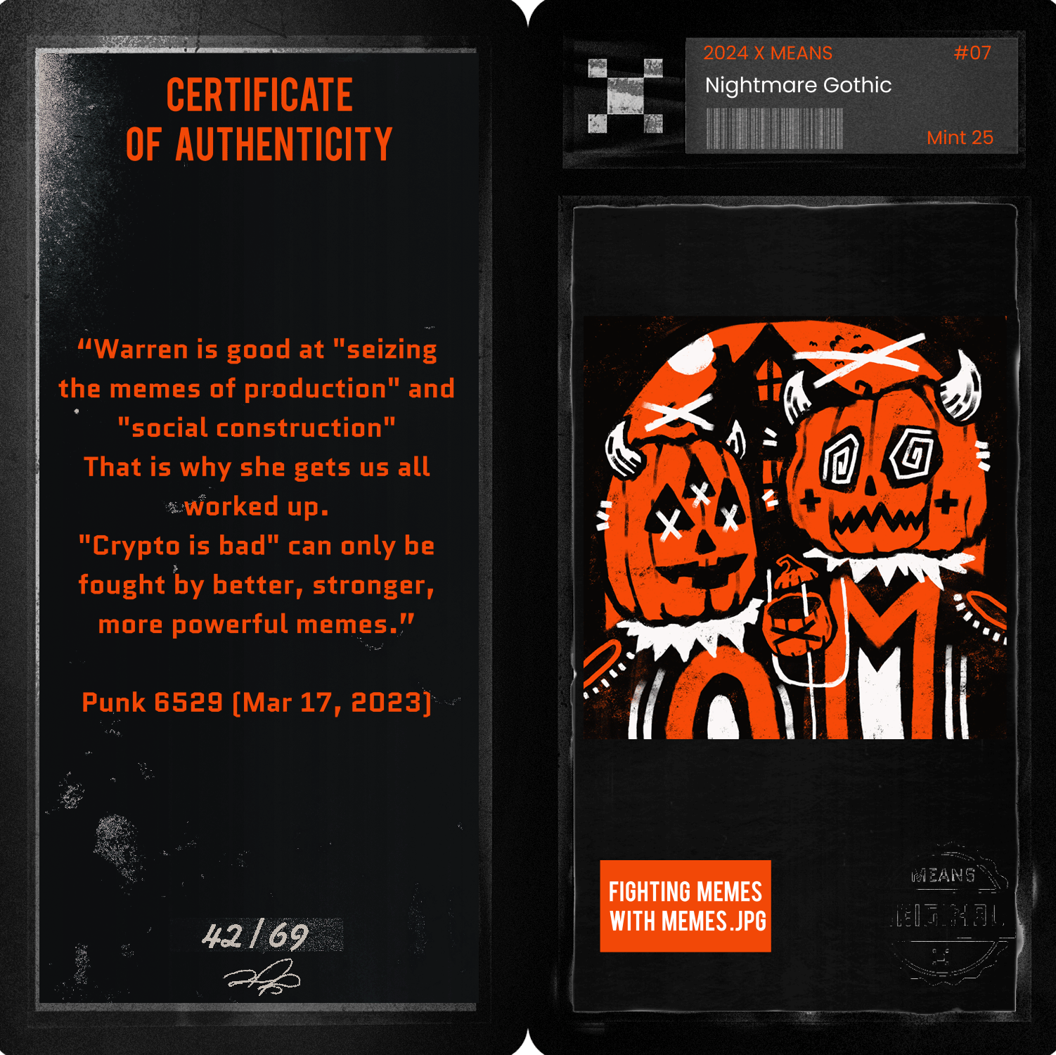 Fighting memes with Memes