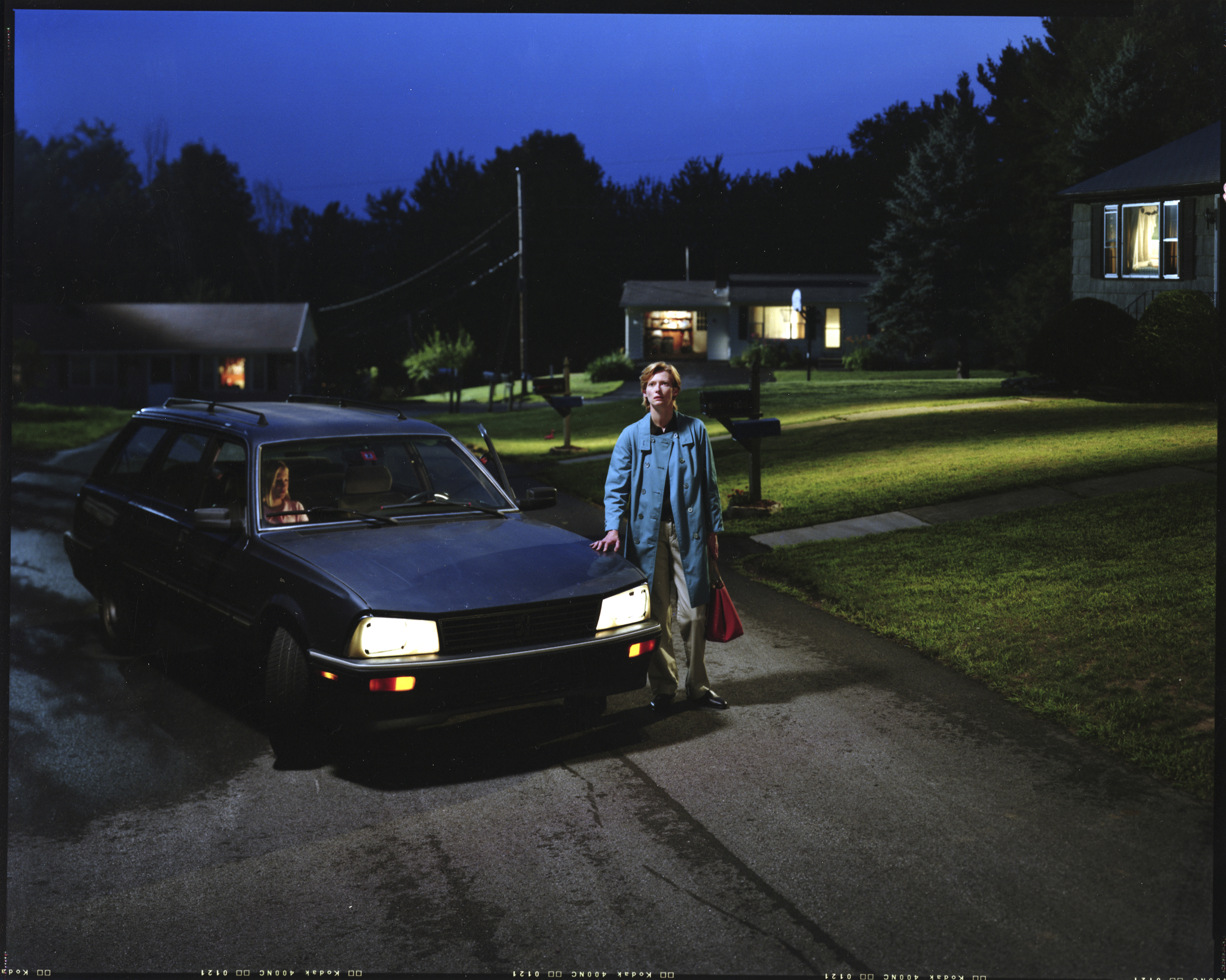 Dream House, 2002, [Tilda Swinton and car] 8 x 10 Contact Print [No. 1]