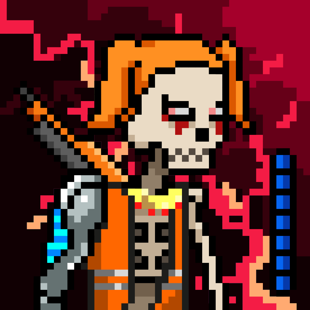 Ordinal Ladies Skull #4077