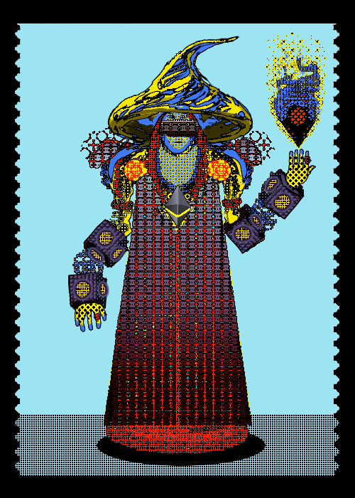 Starchain Glitch Wizard #651