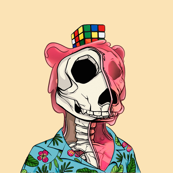 Zombie Okay Bear #3674