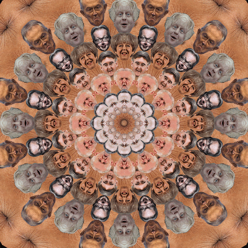 Arsehole Mandala of British Politicians