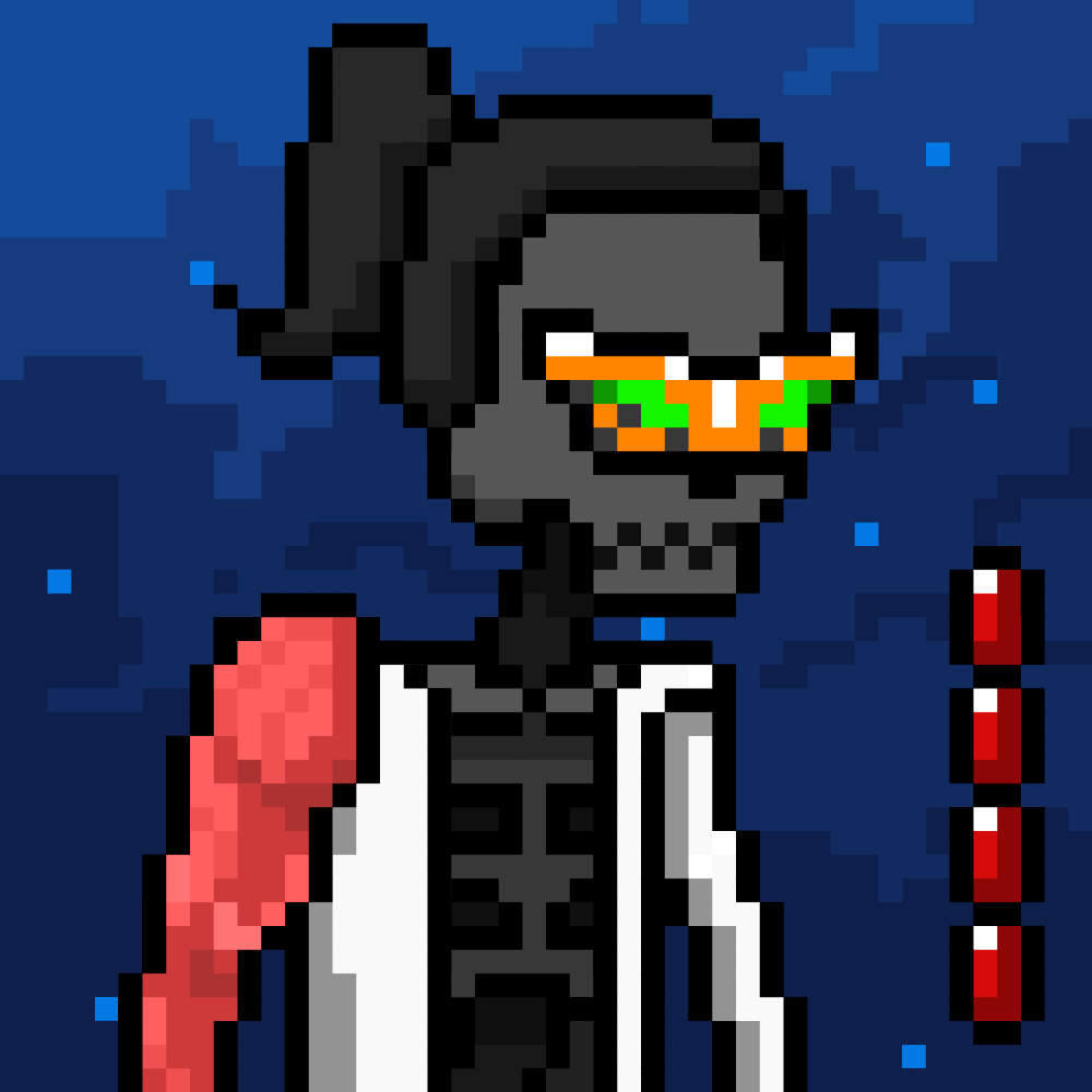 Ordinal Ladies Skull #2722