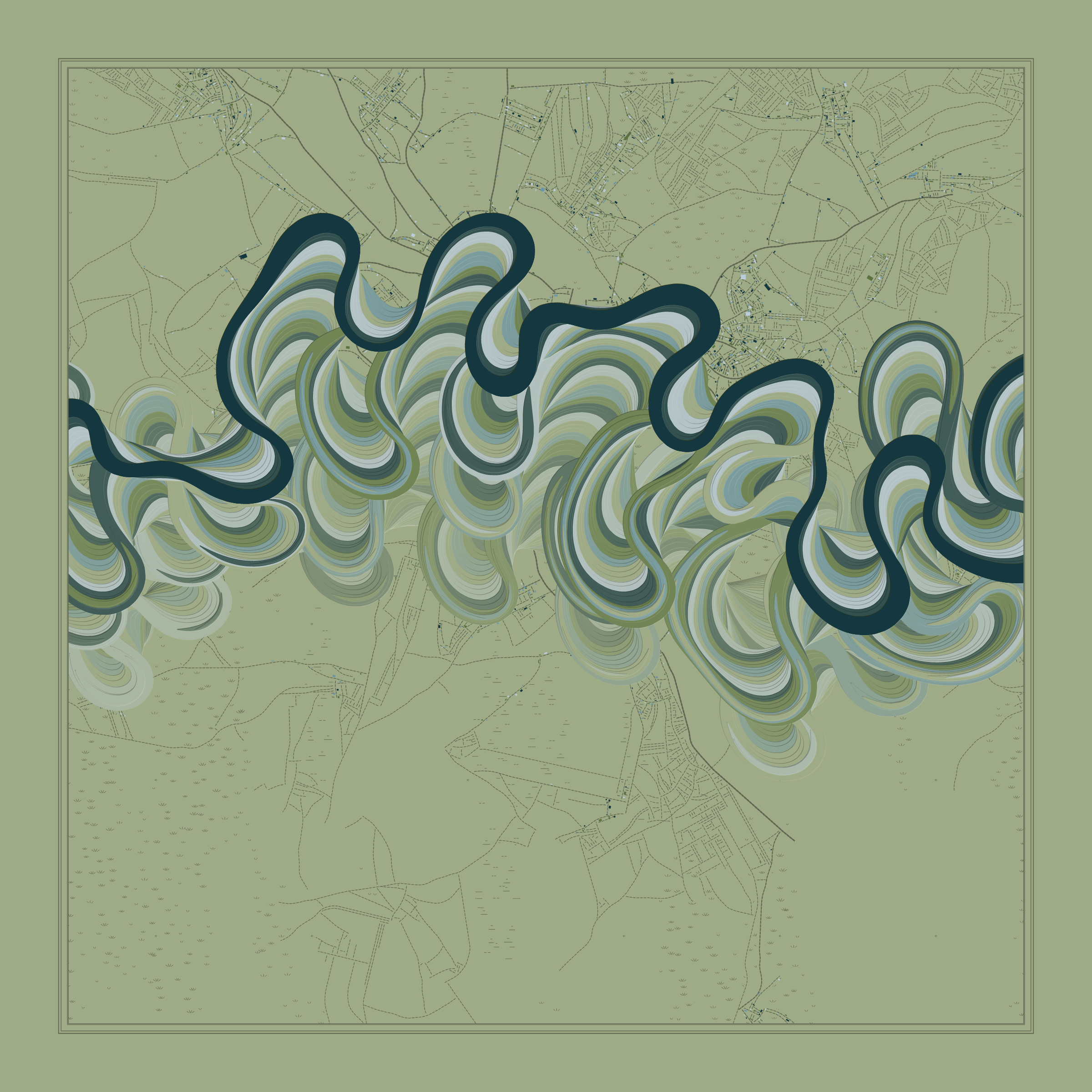 Ancient Courses of Fictional Rivers #3