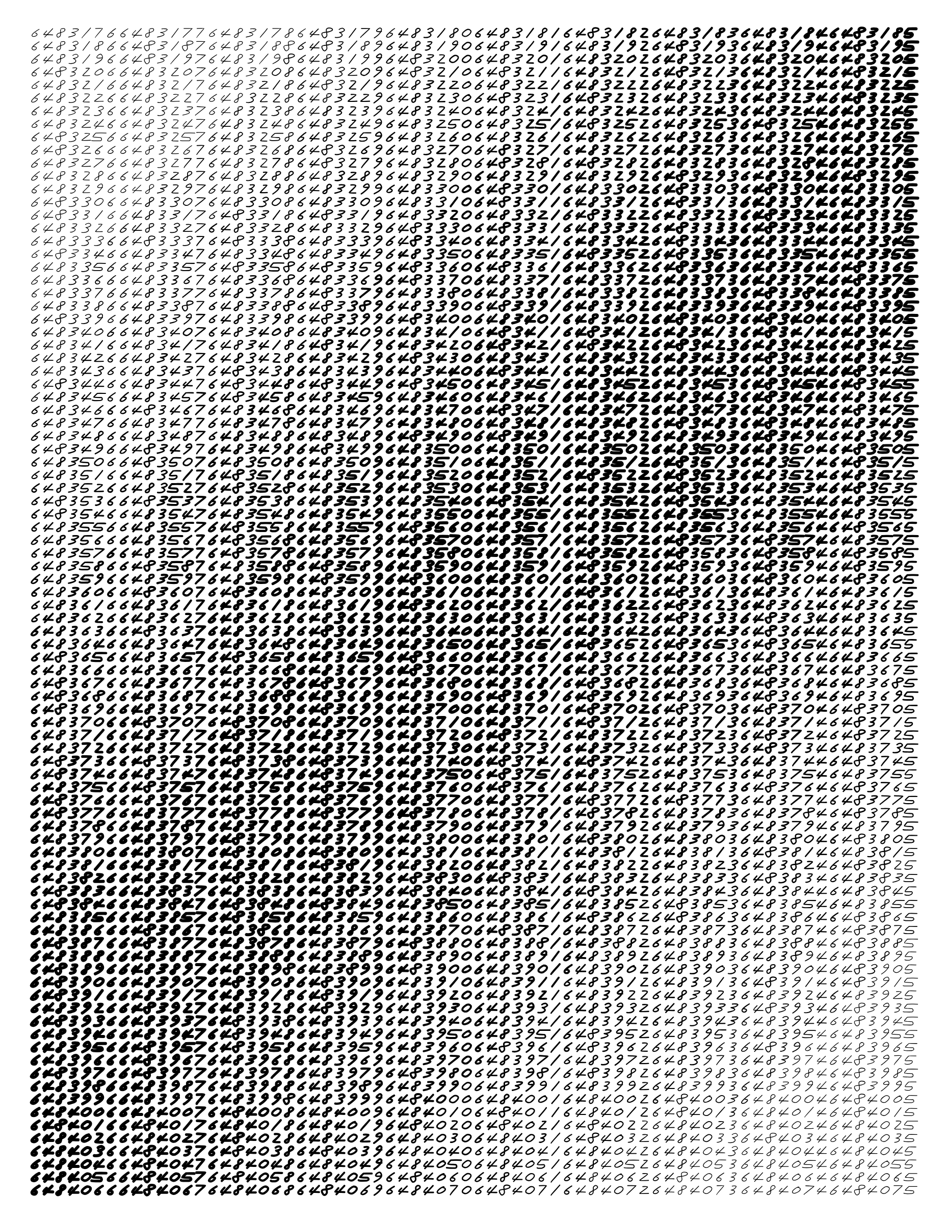 Endless (5,607,250 to Infinity) #3014