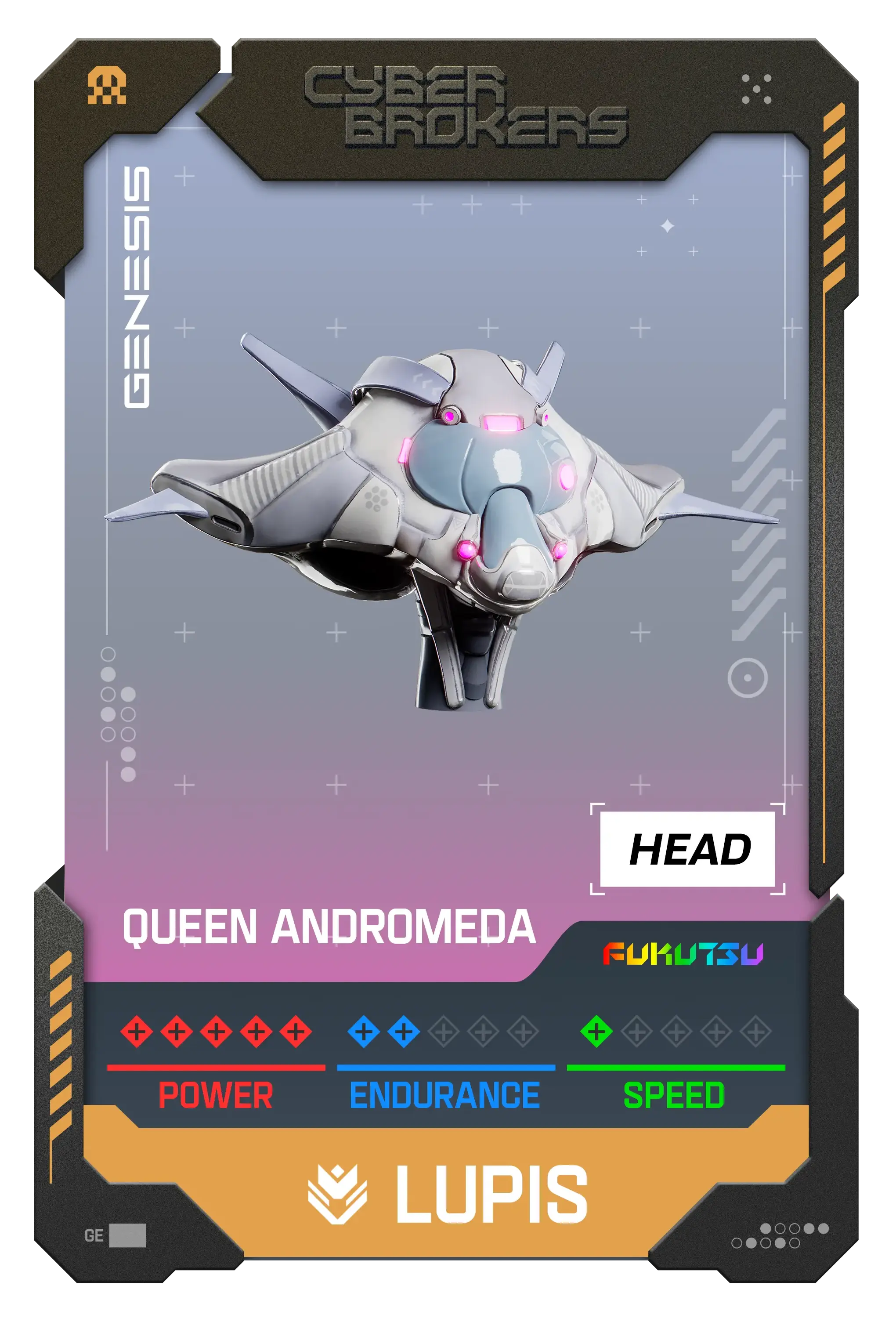 Queen Andromeda Lupis Head 